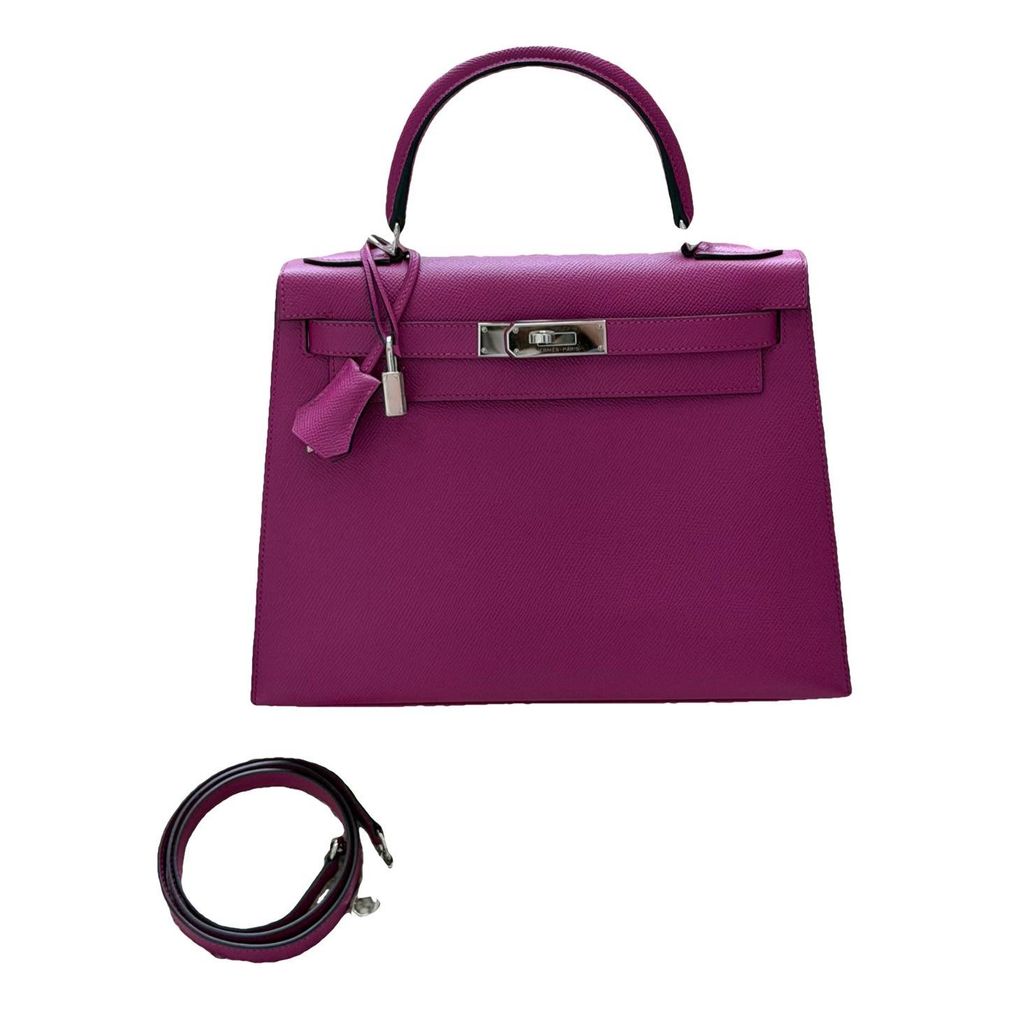 Kelly 28 leather handbag