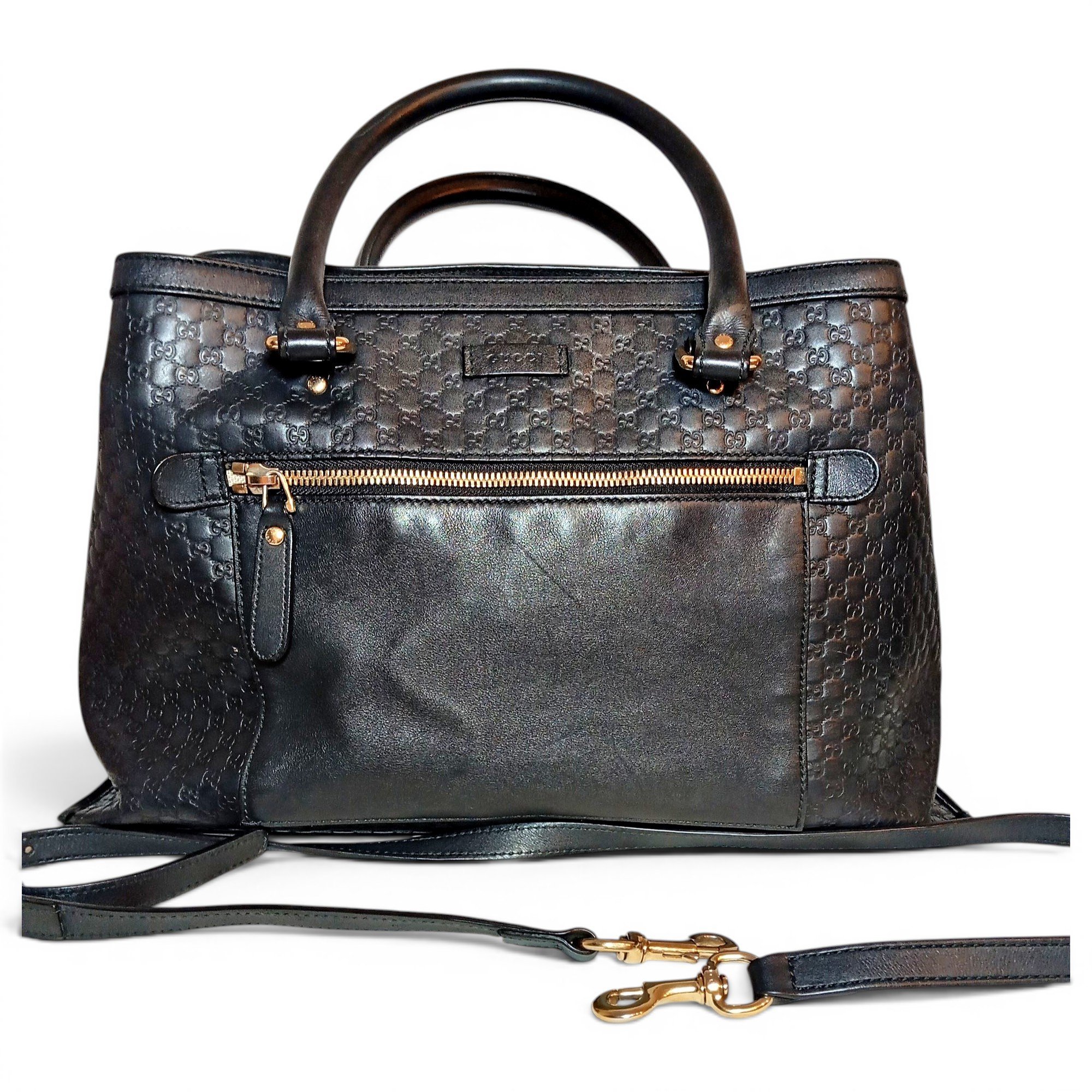 Leather handbag