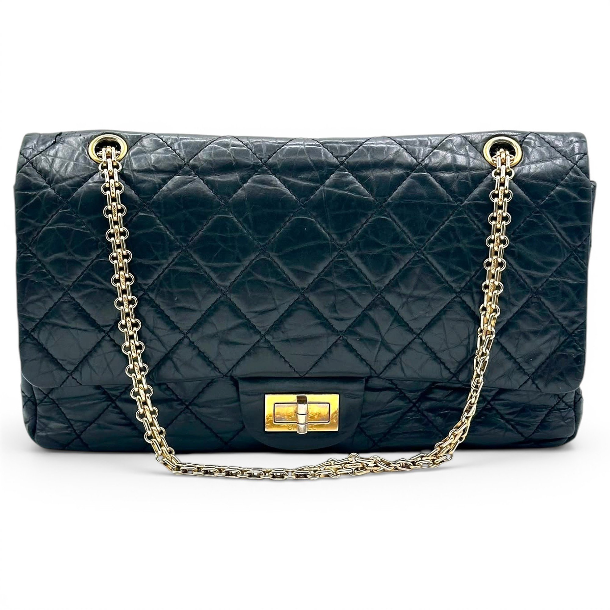 2.55 leather handbag
