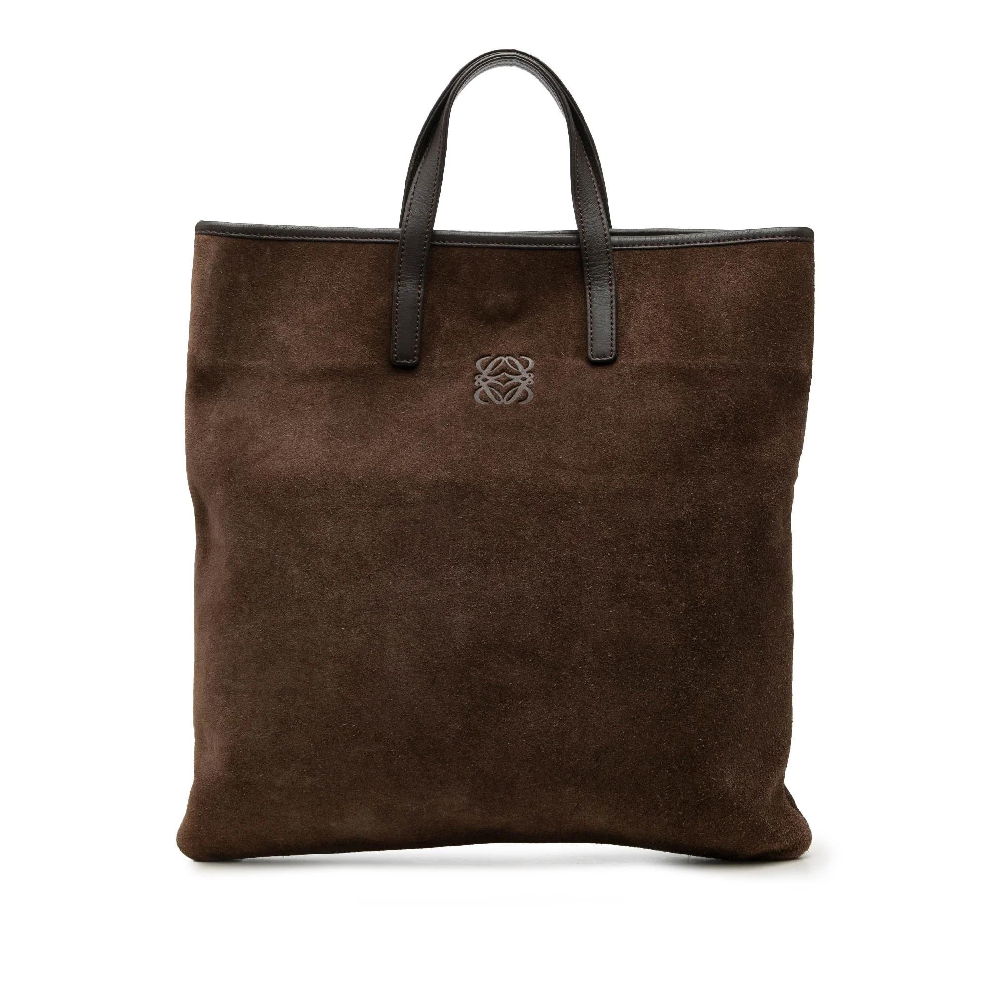 Anagram leather tote