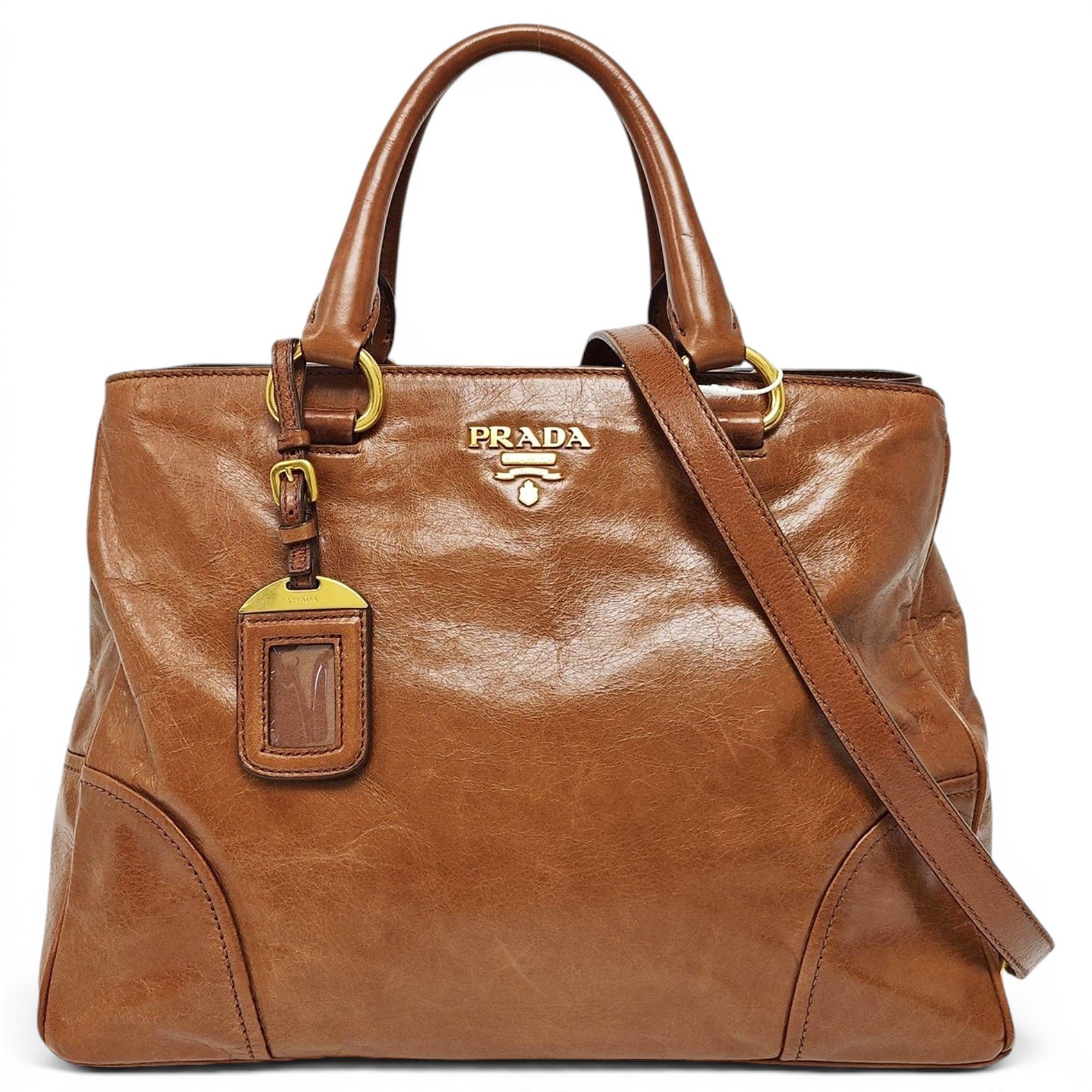 Leather handbag