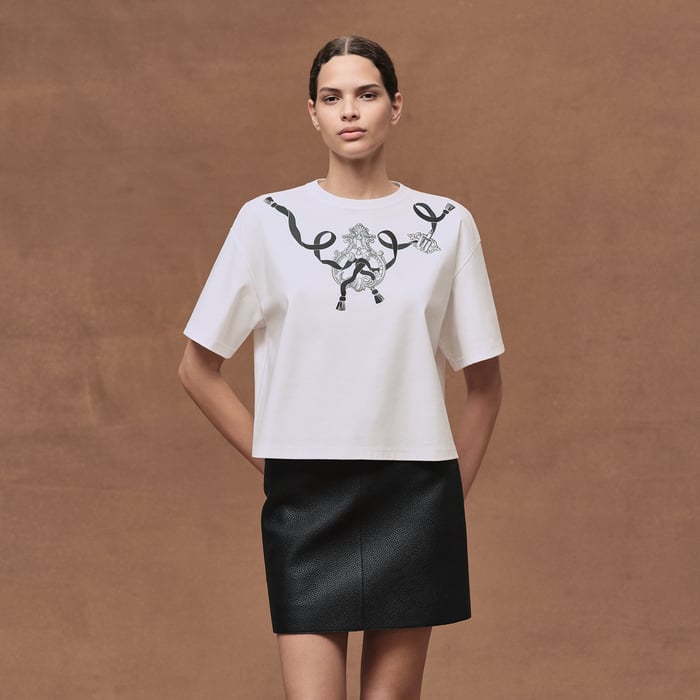 Blanc Printed Boxy T-shirt