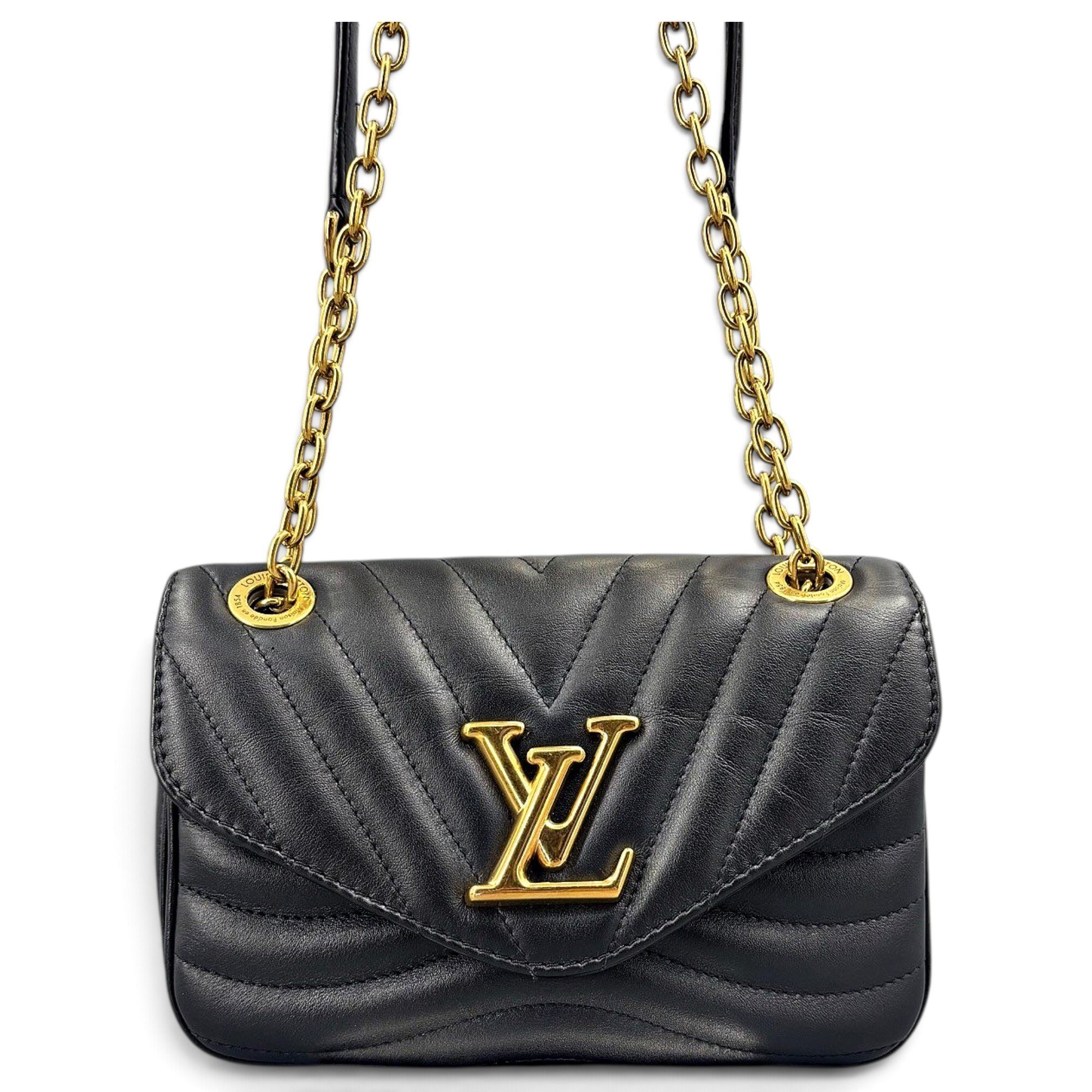 New Wave leather handbag