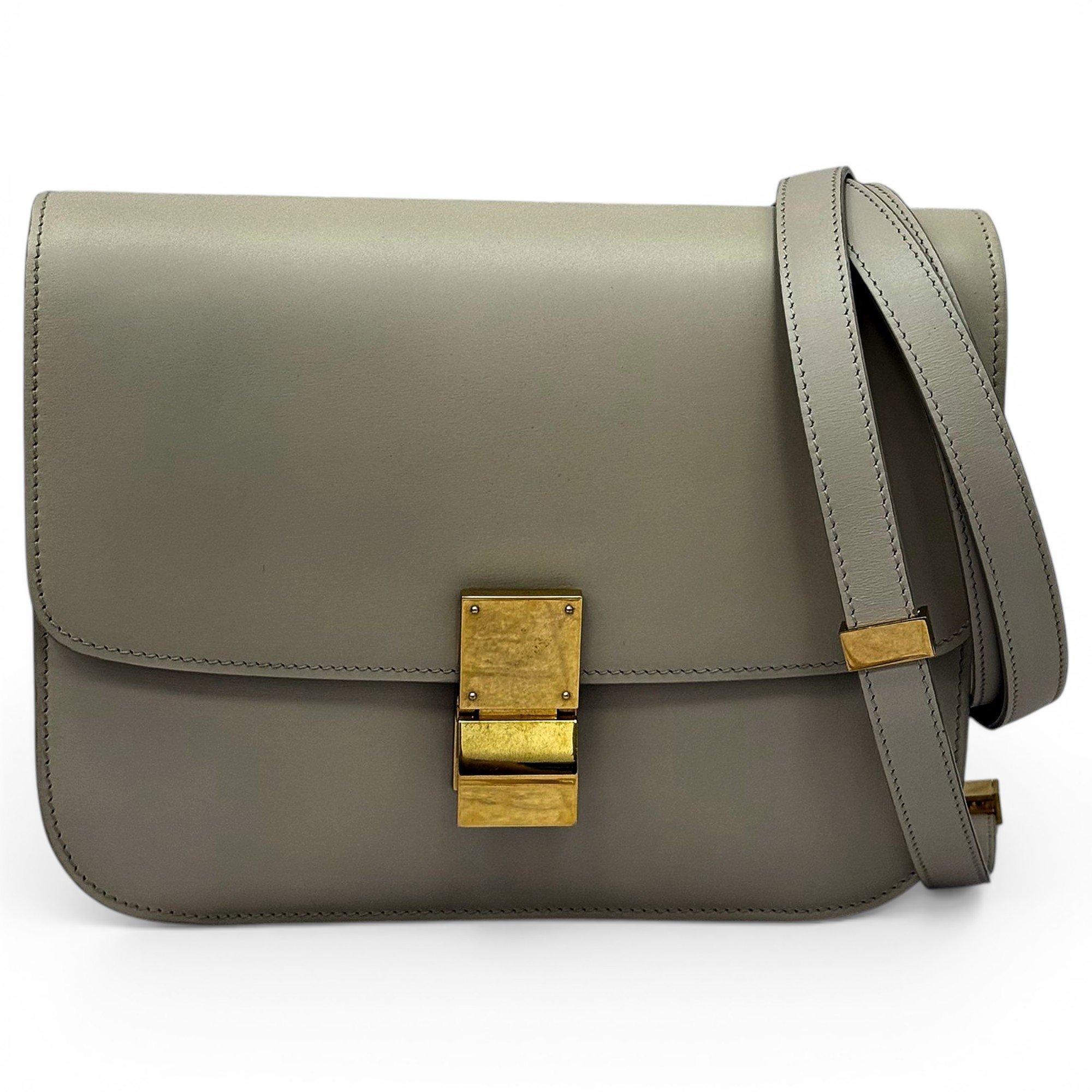 Classic leather handbag
