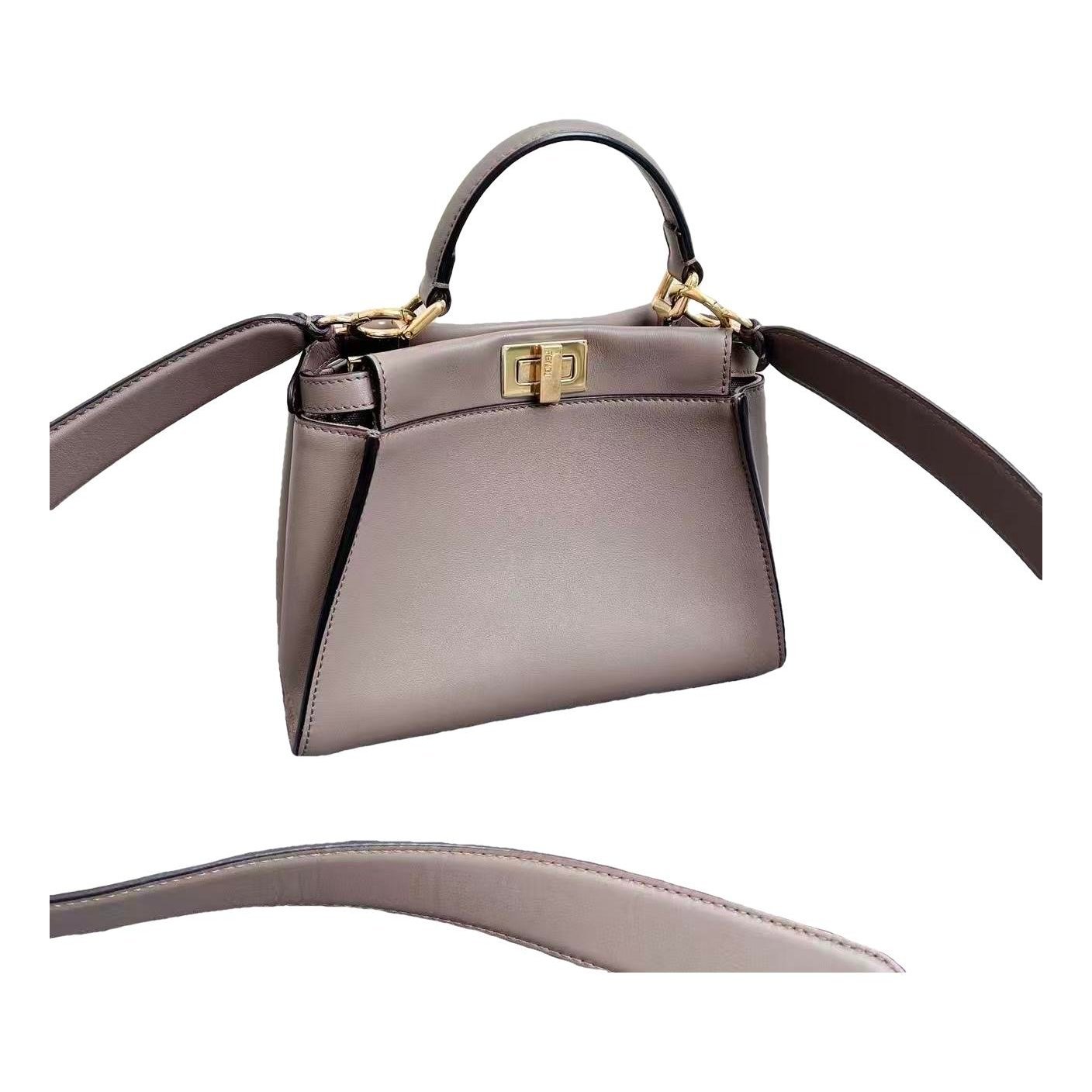 Peekaboo leather handbag