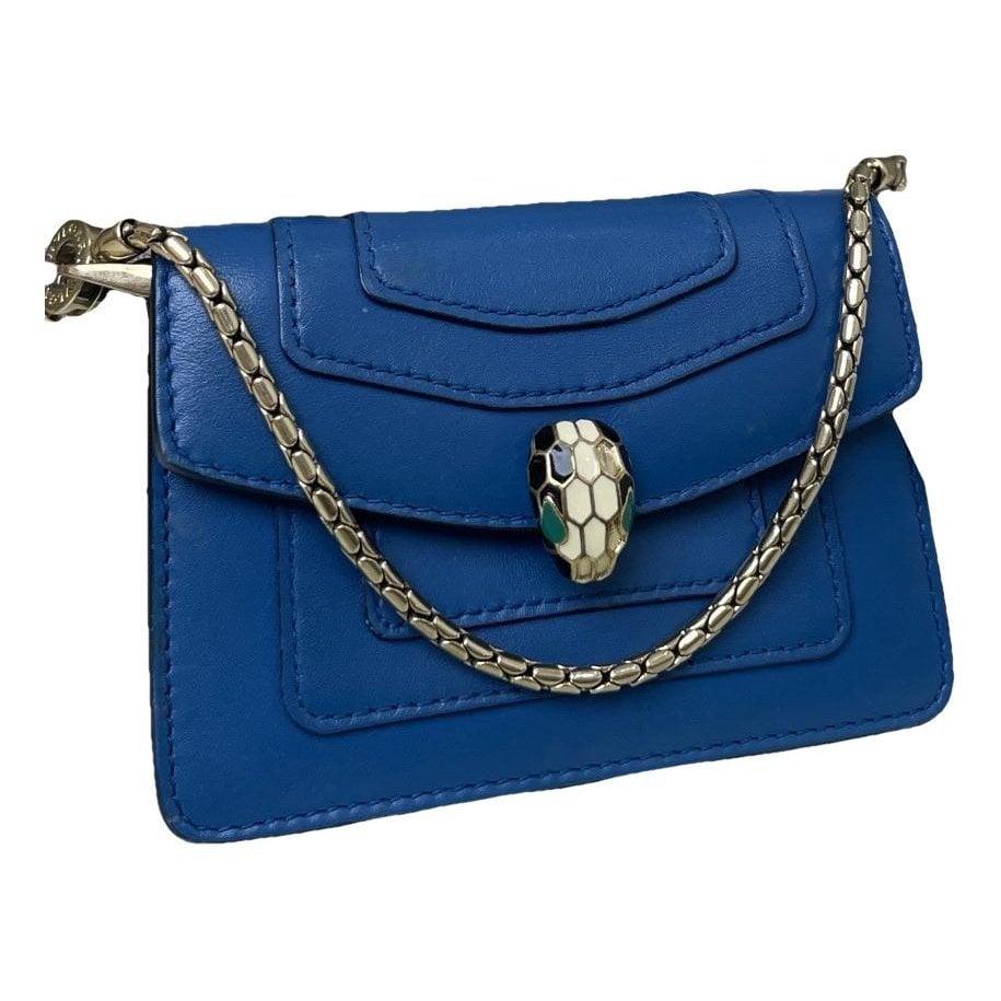 Serpenti leather handbag