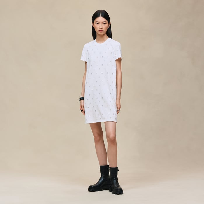 Blanc "Anneau Finesse" Straight Dress