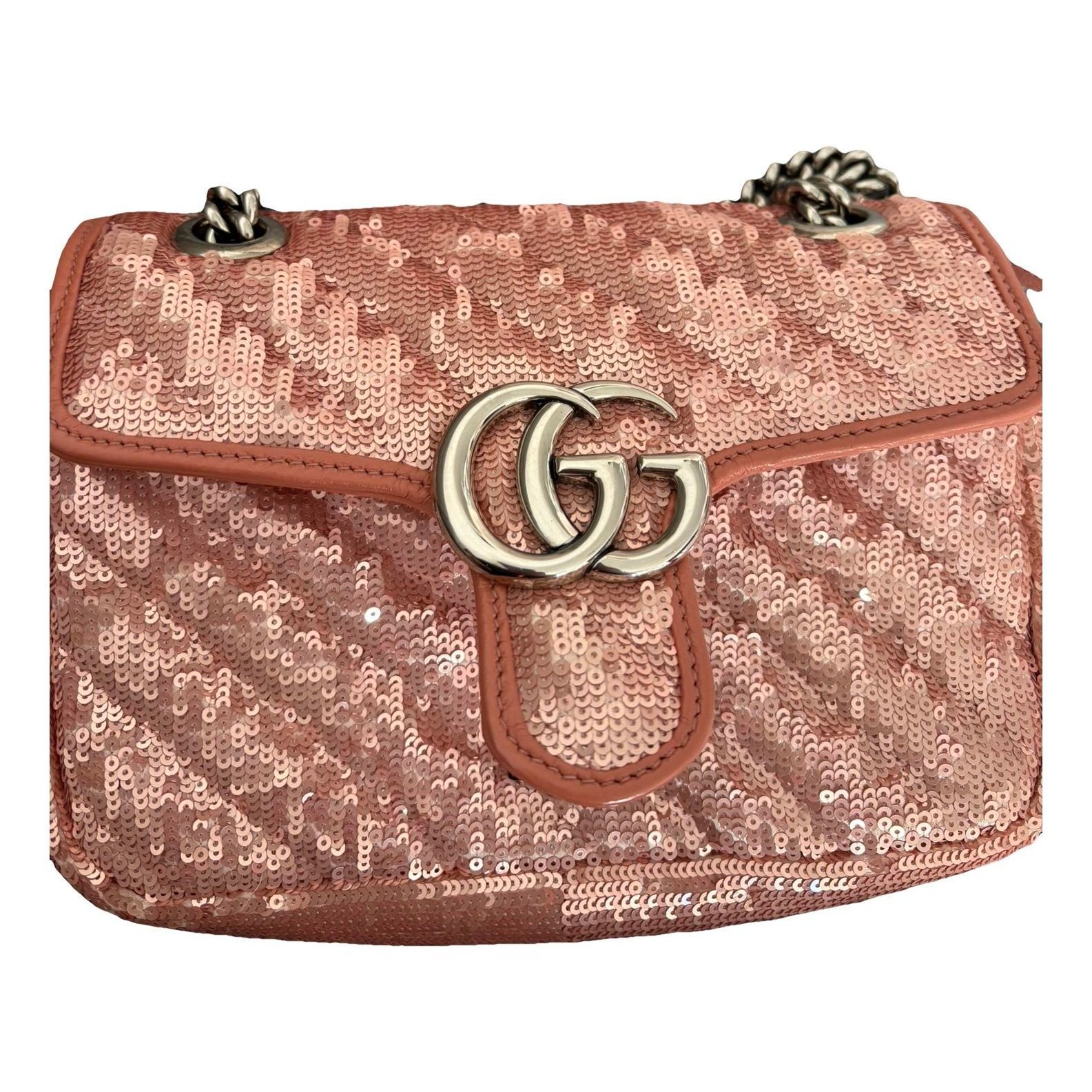 Marmont faux fur handbag