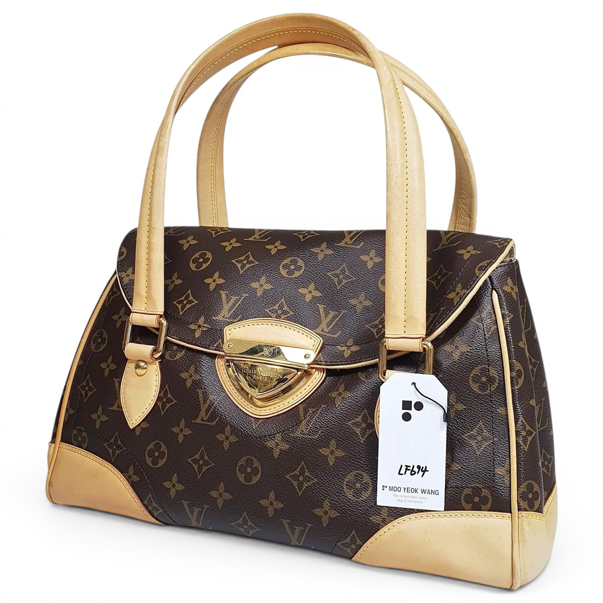Leather tote