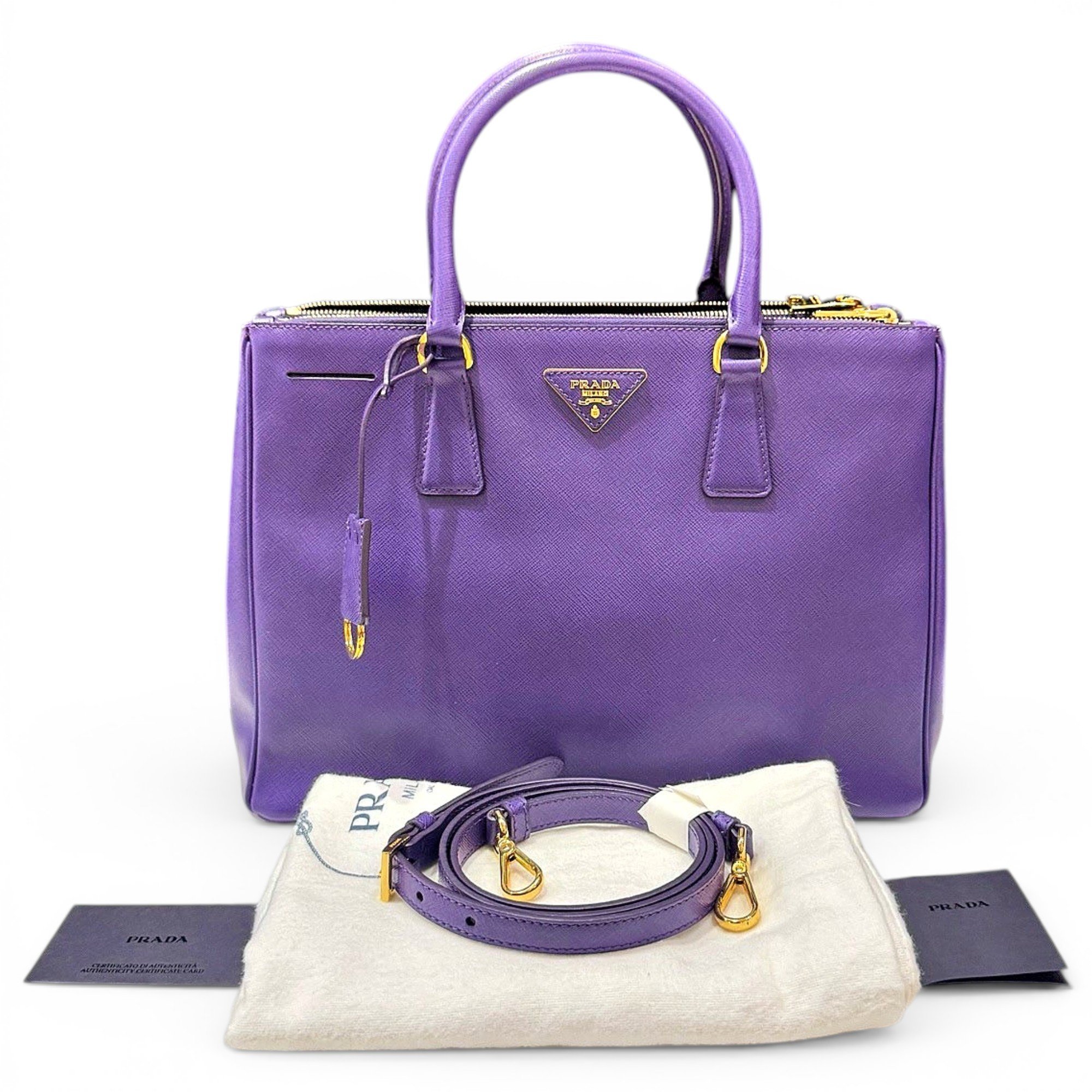 Galleria leather handbag