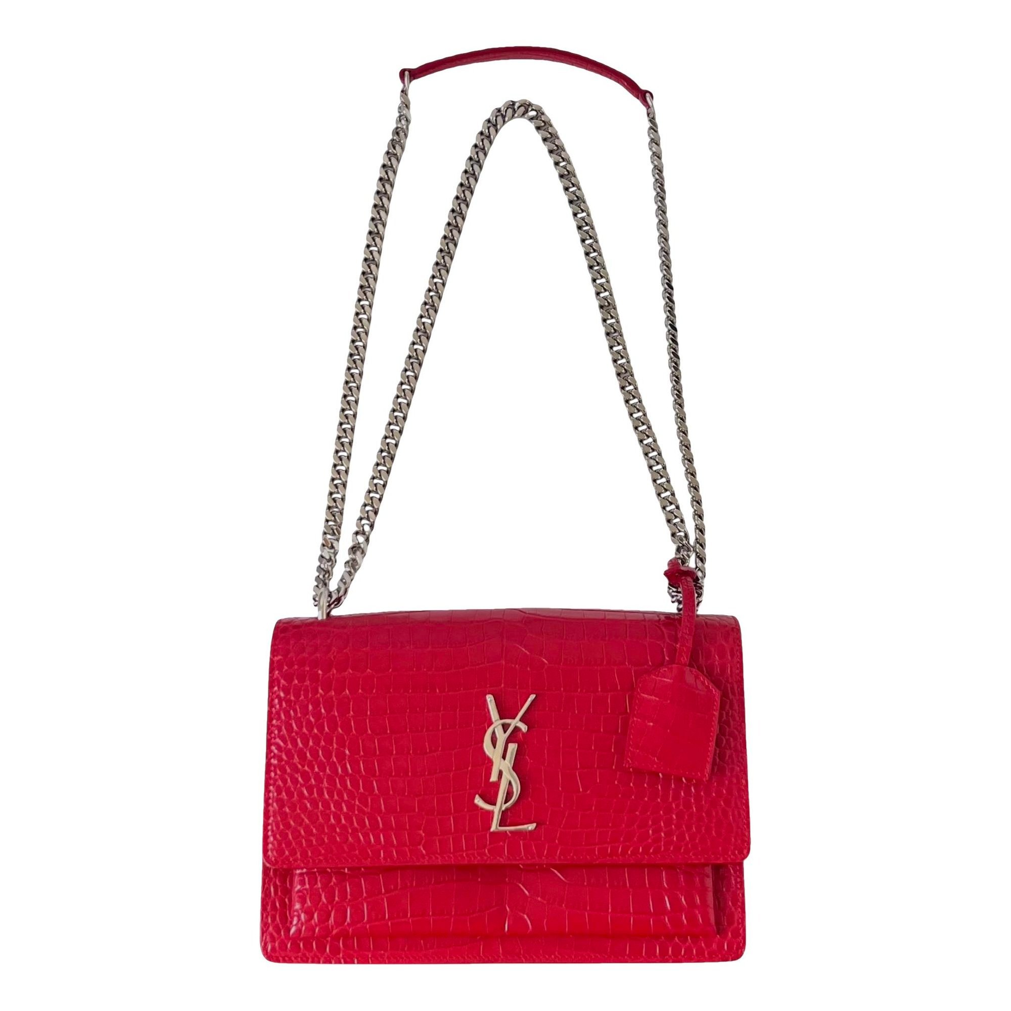Sunset leather crossbody bag