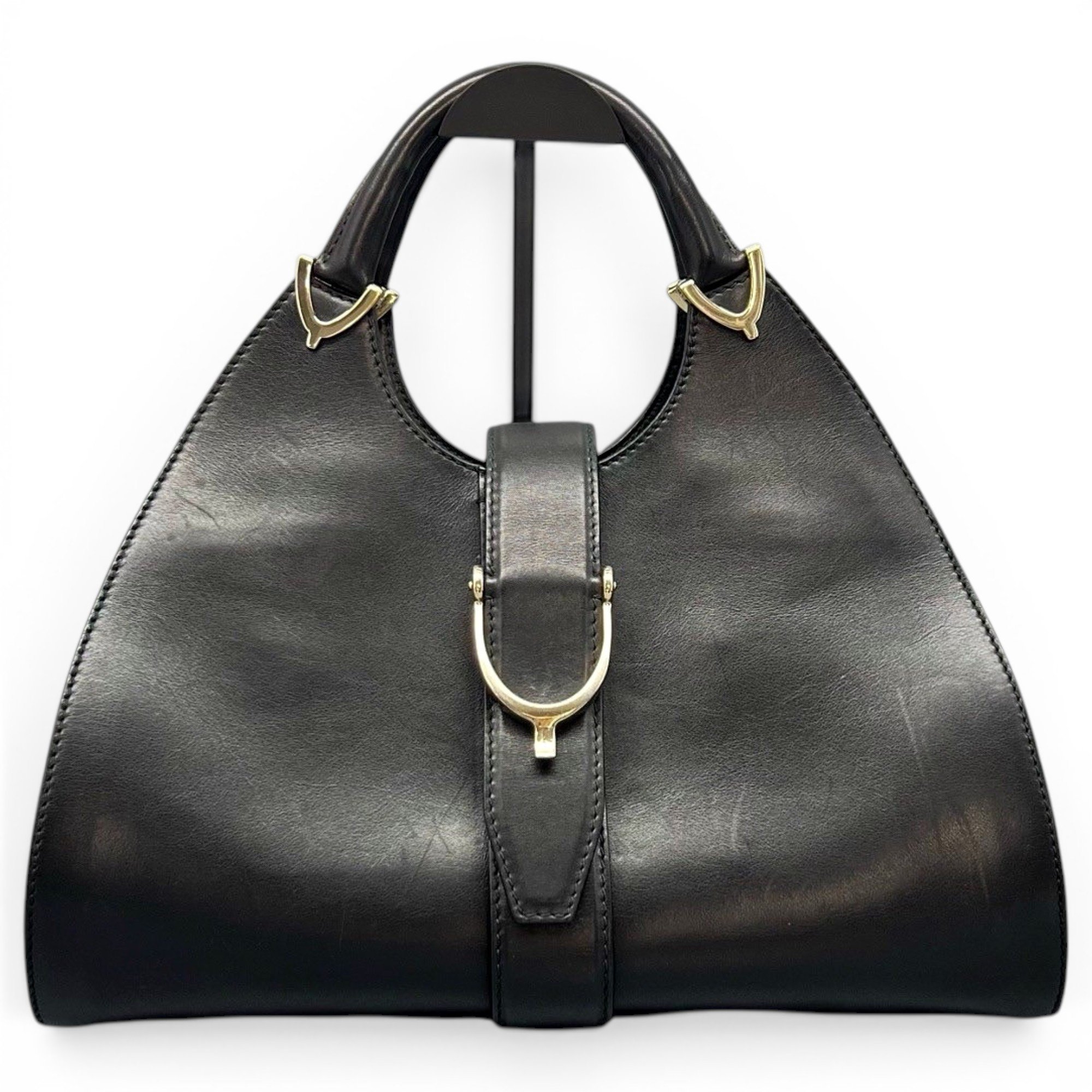 Stirrup leather handbag