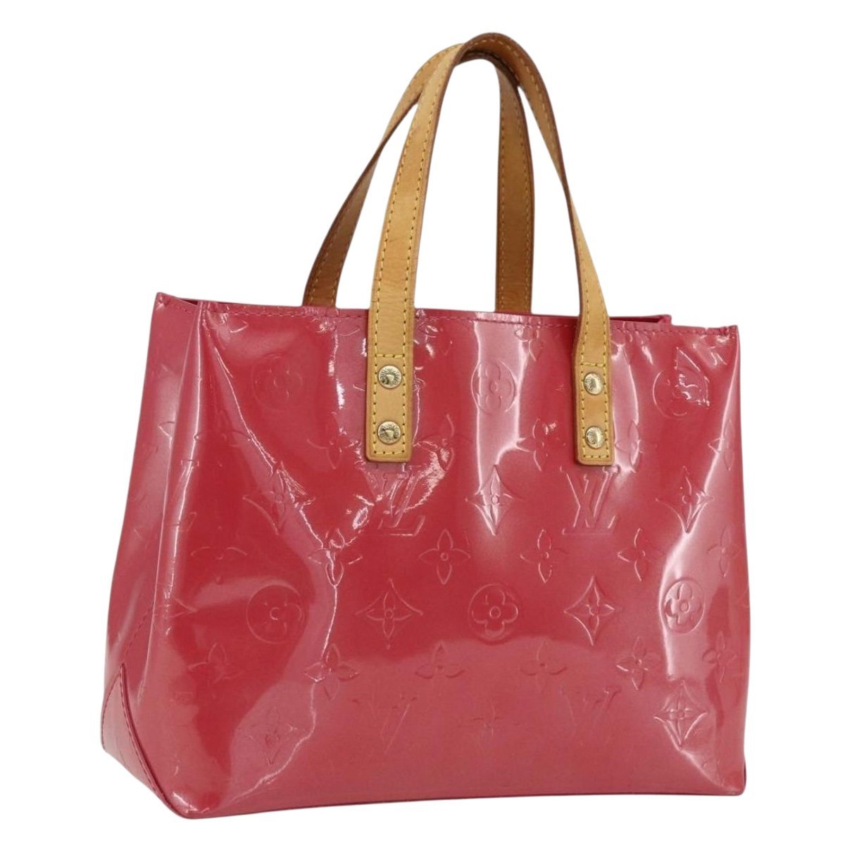 Reade patent leather handbag