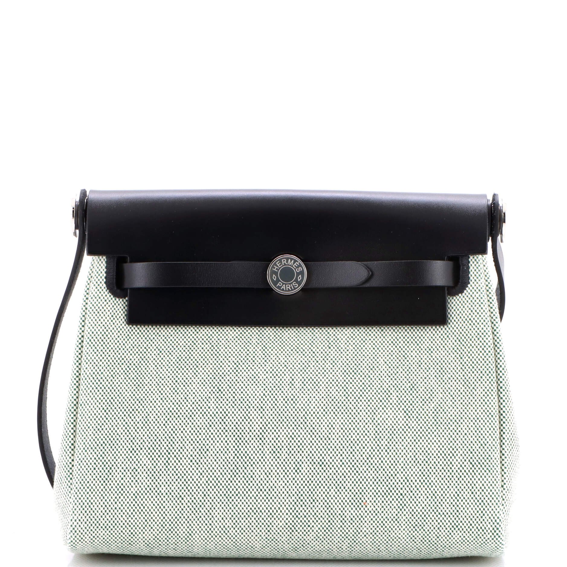 Hermes Herbag Zip Toile and Leather 20