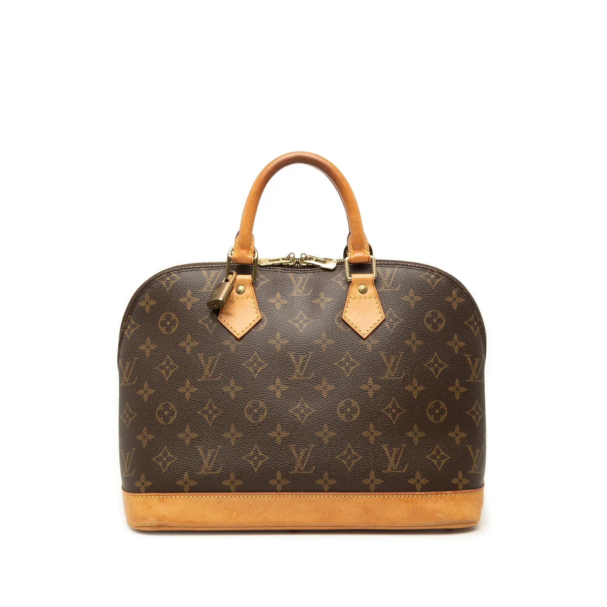 Alma leather handbag