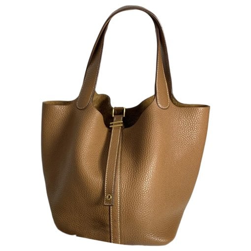 Picotin leather handbag