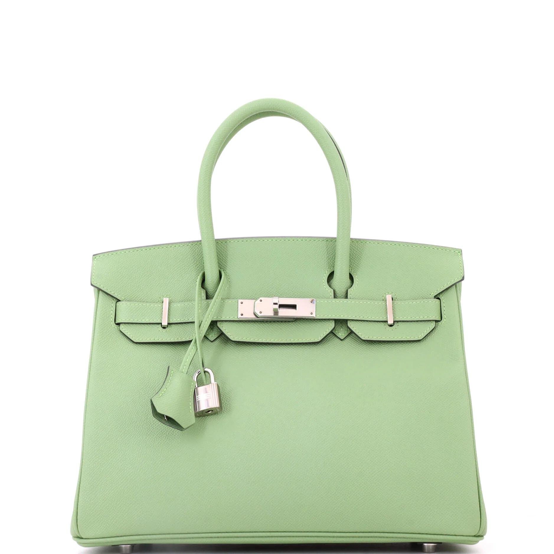 Birkin 30 leather handbag