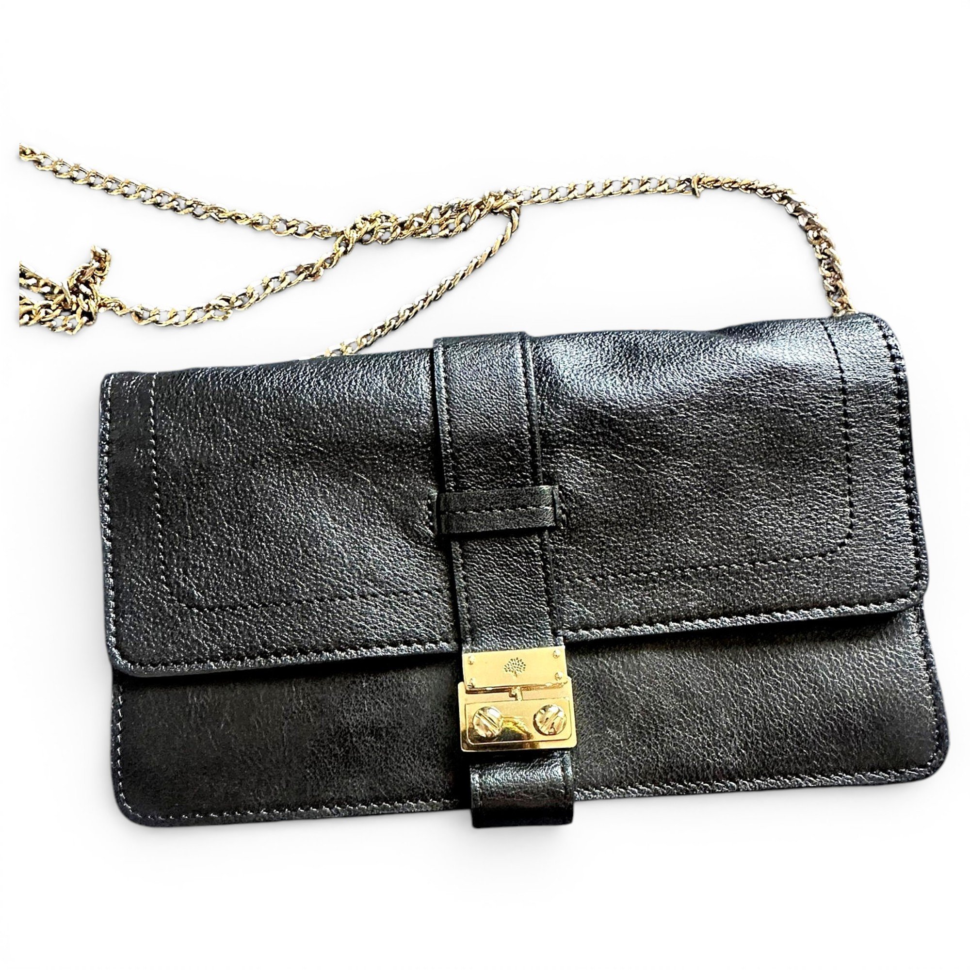 Mulberry Leather clutch bag