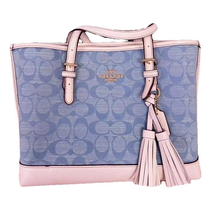Leather tote