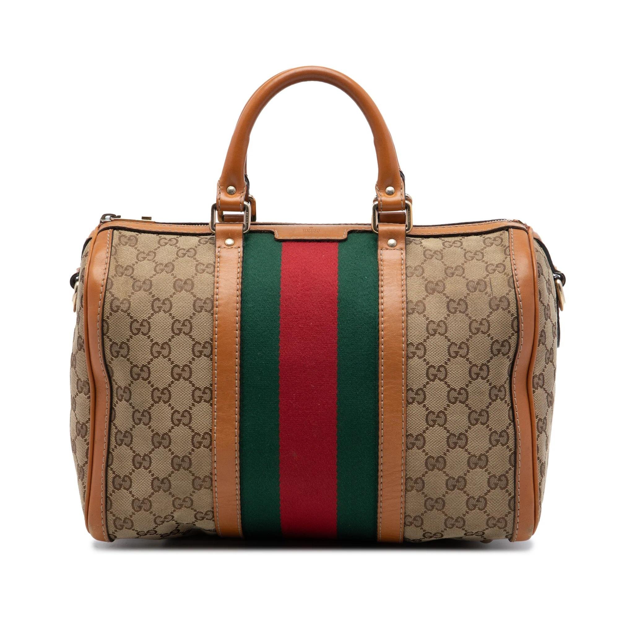 Boston leather handbag