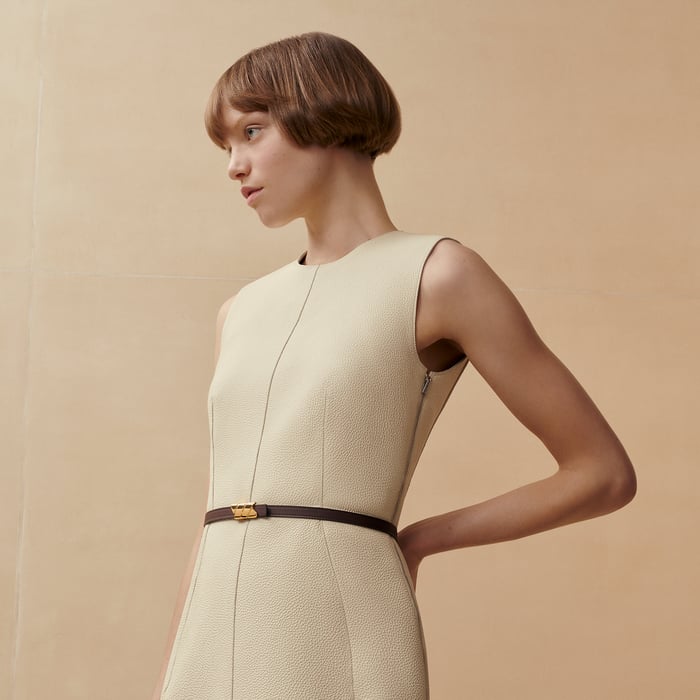 Ruban Belt Buckle & Reversible Leather Strap 13 MM