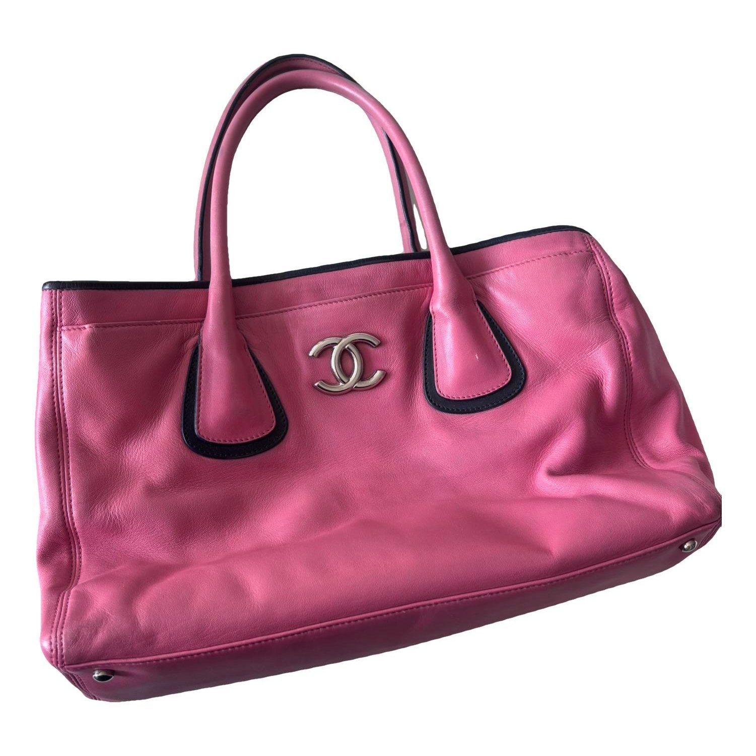 Executive leather tote