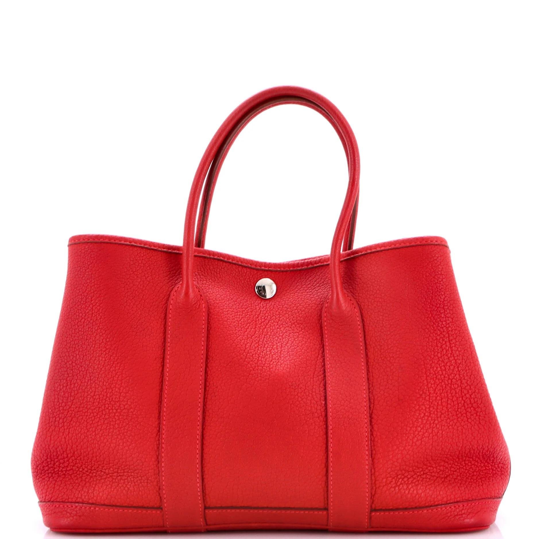 Leather tote