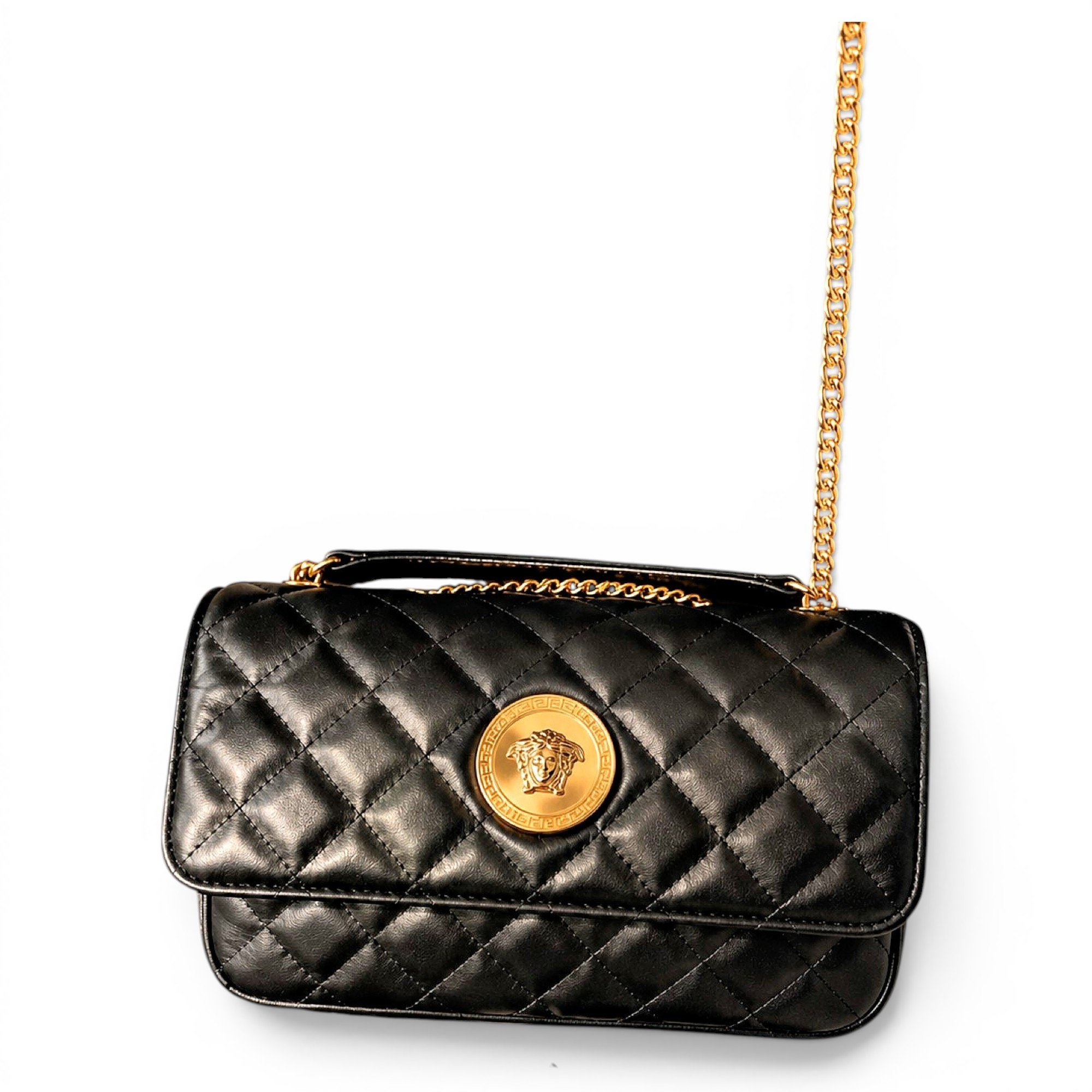 La Medusa leather handbag