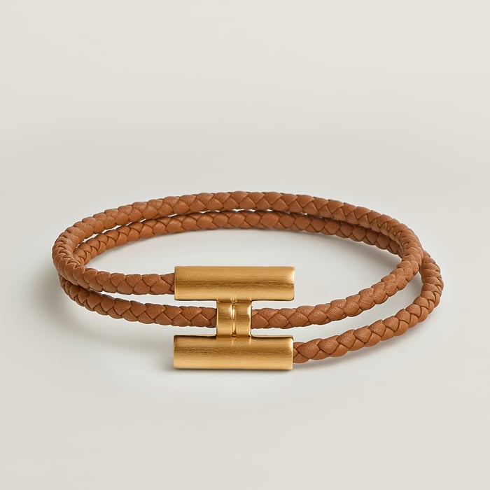 Gold Tournis Tresse Bracelet