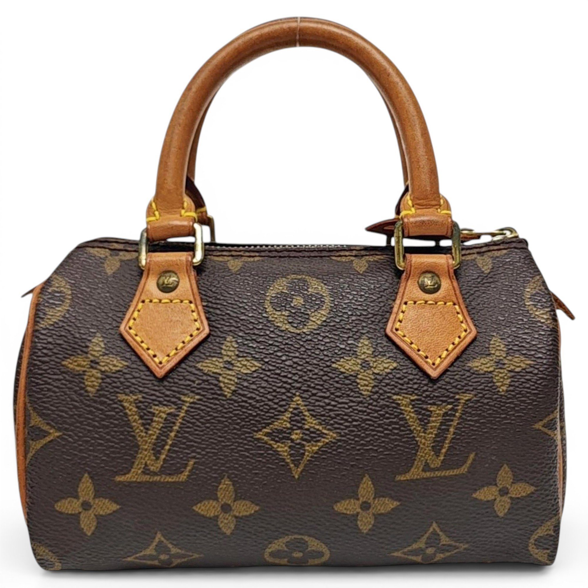 Nano Speedy / Mini HL leather handbag