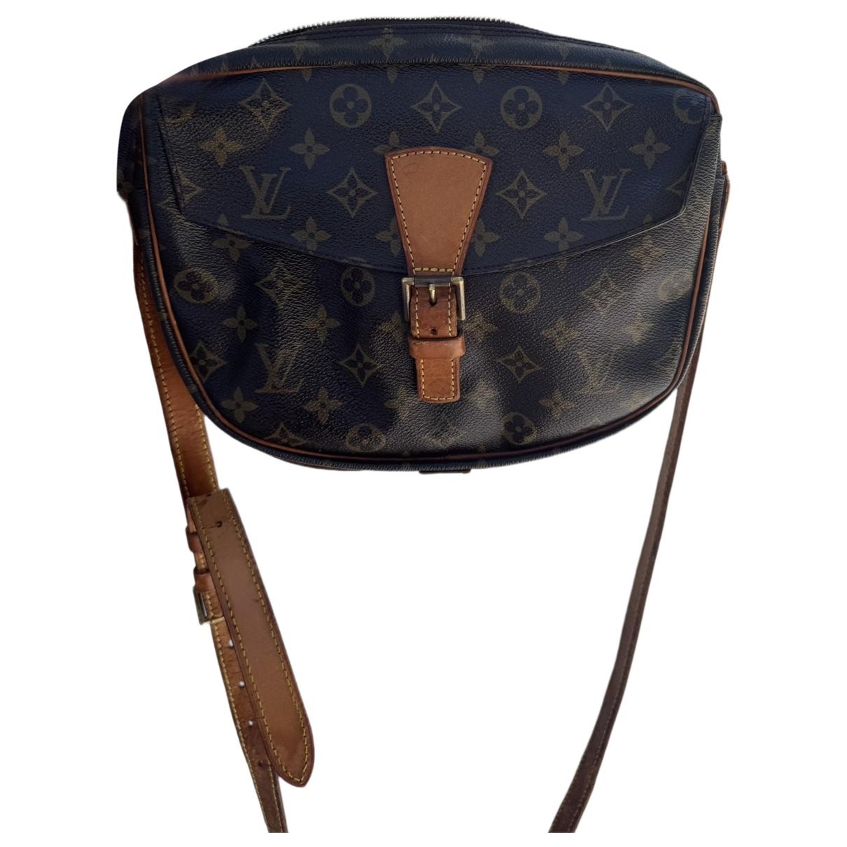 Jeune fille leather crossbody bag