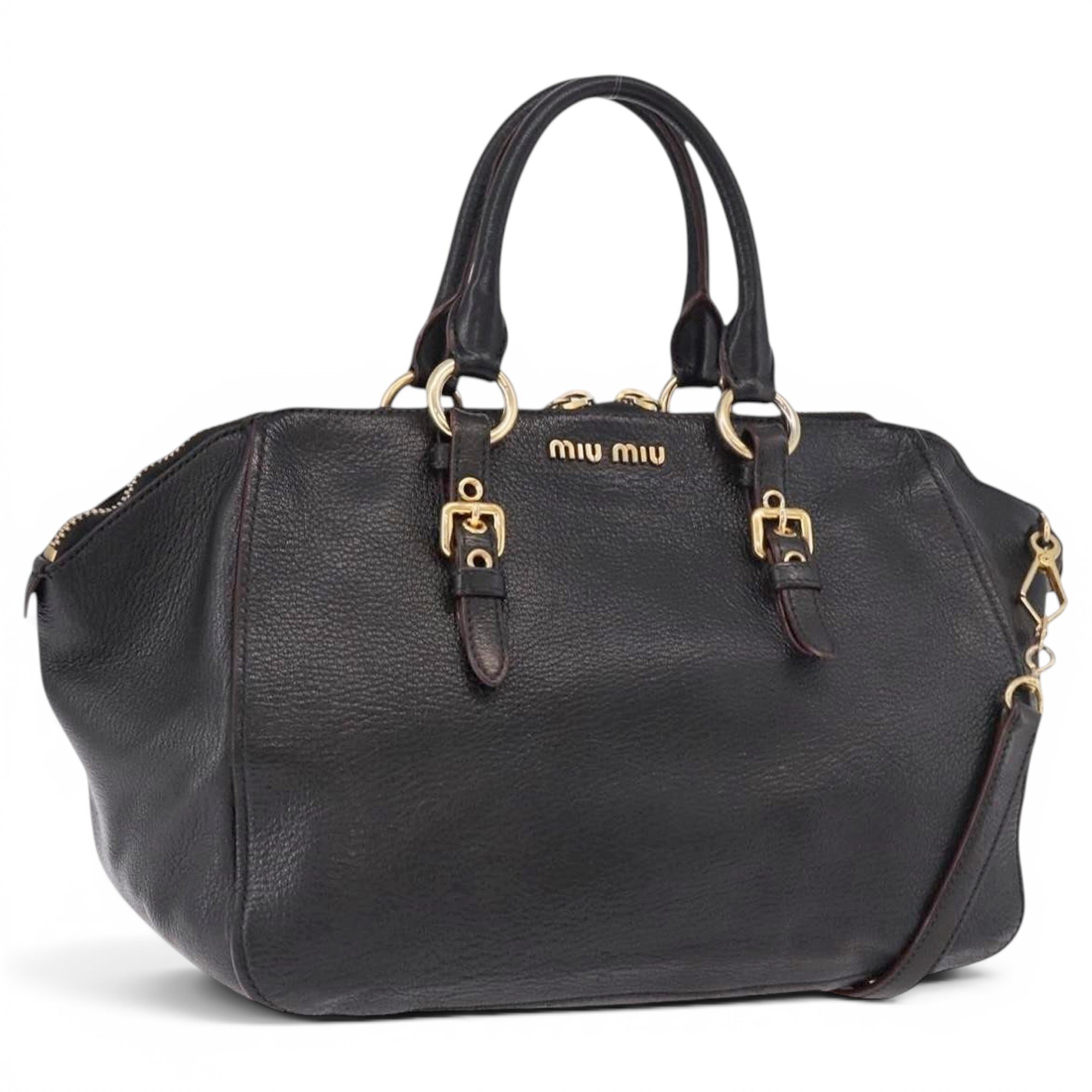 Leather handbag