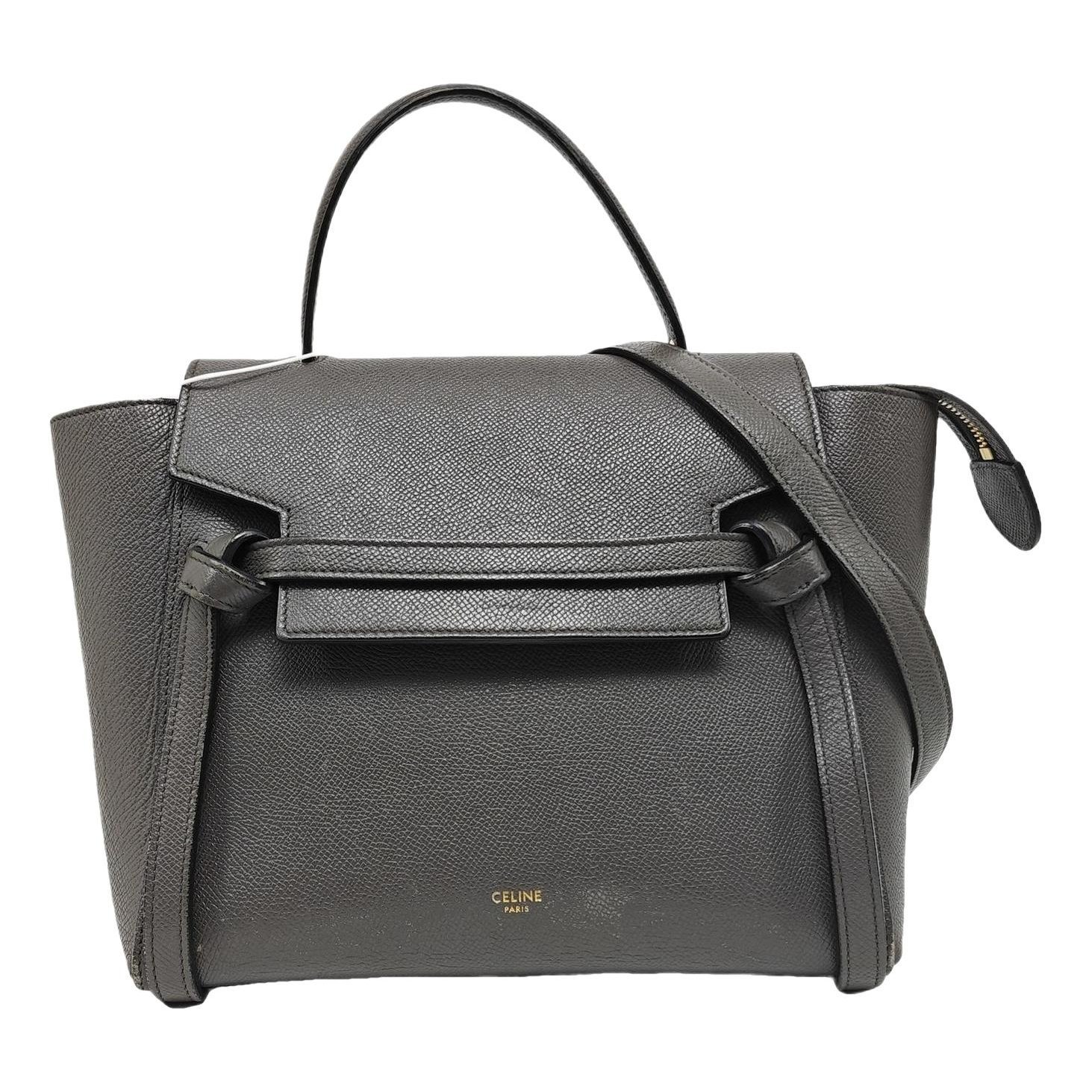 Belt leather handbag