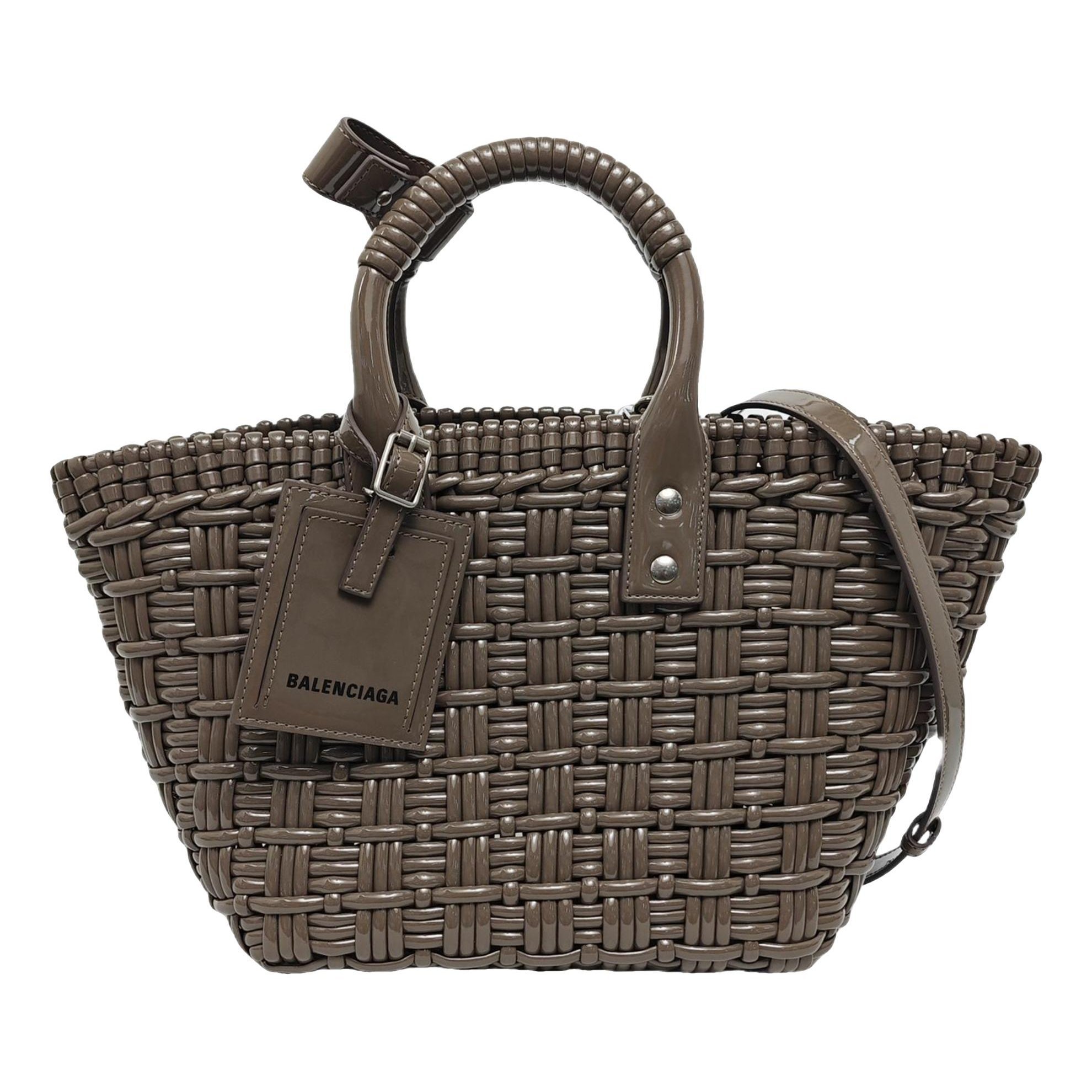 Bistro Panier leather tote