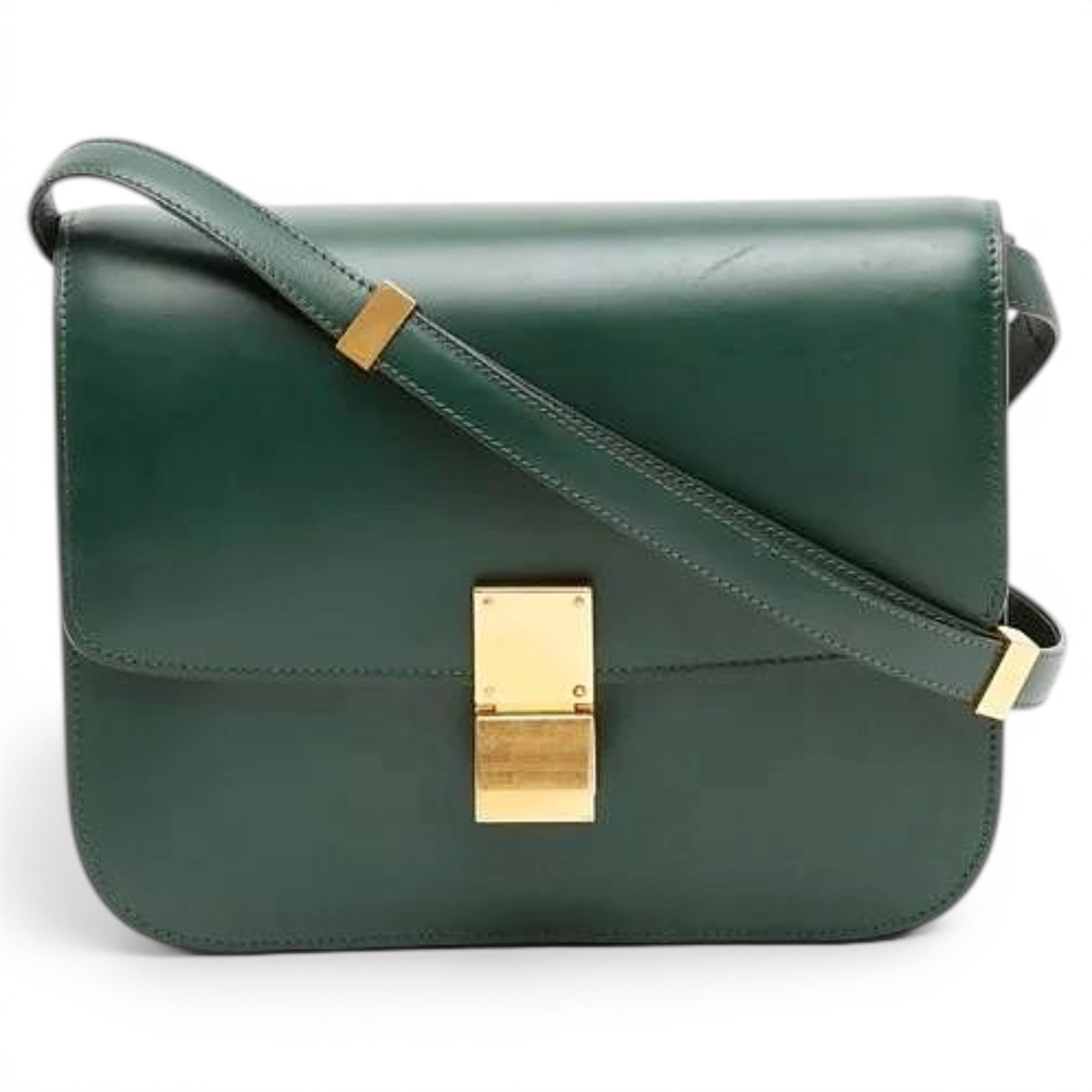 Classic leather handbag