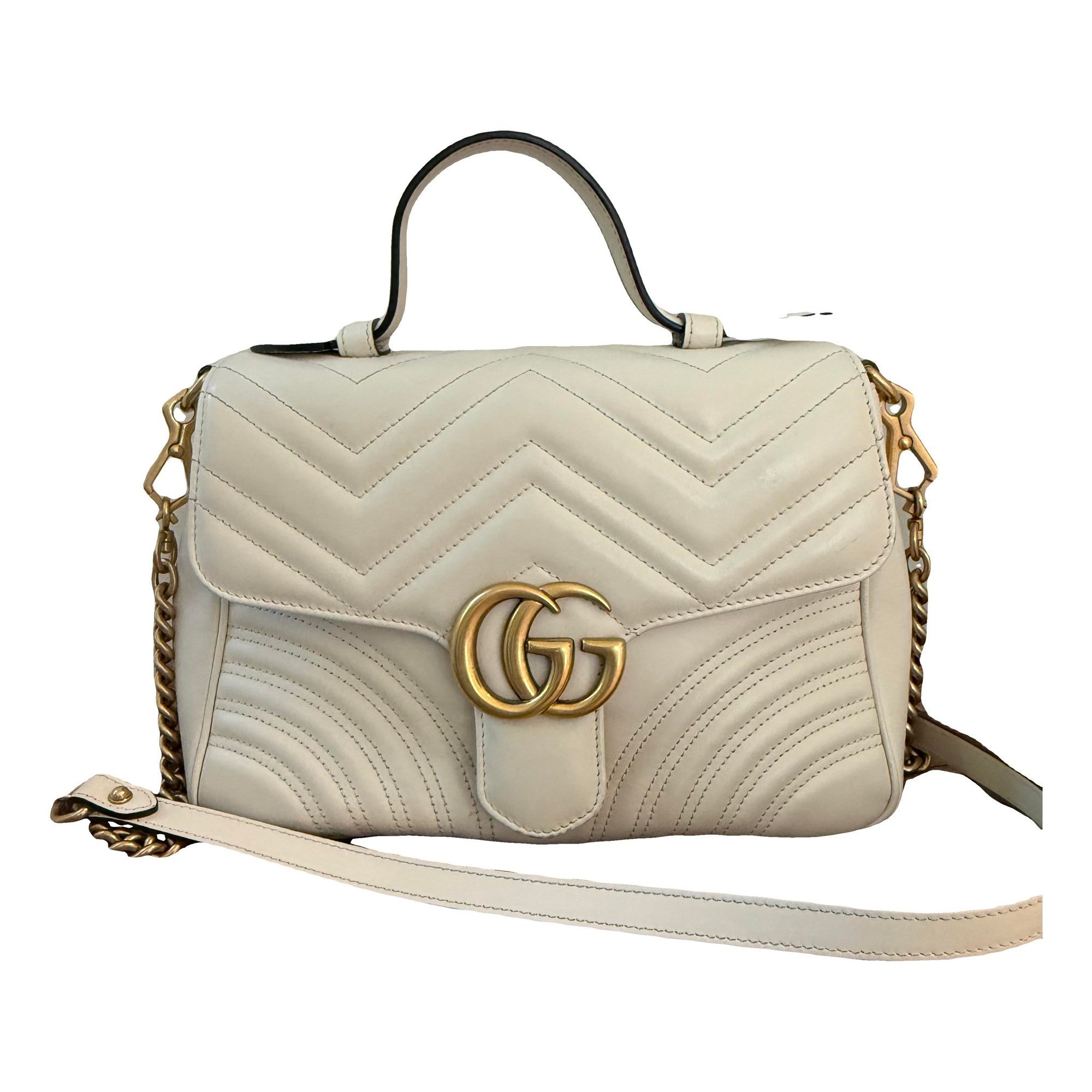 GG Marmont Flap leather handbag