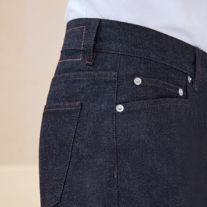 Indigo Straight Cut Jeans