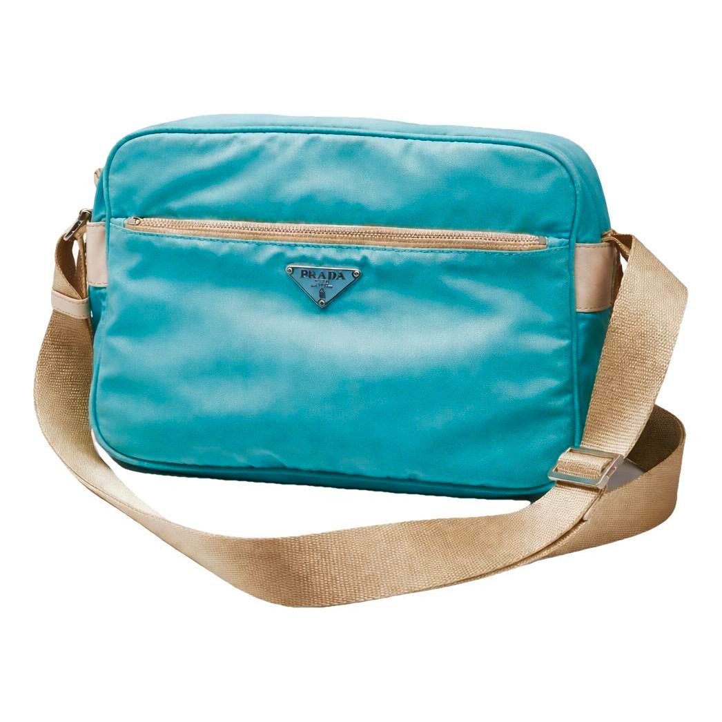 Re-Nylon cloth crossbody bag