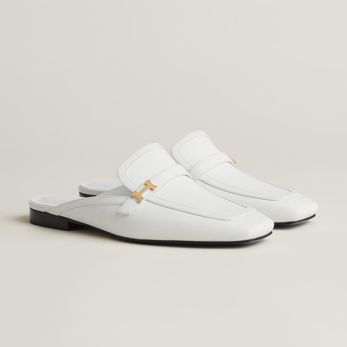 Blanc Groupie Mule