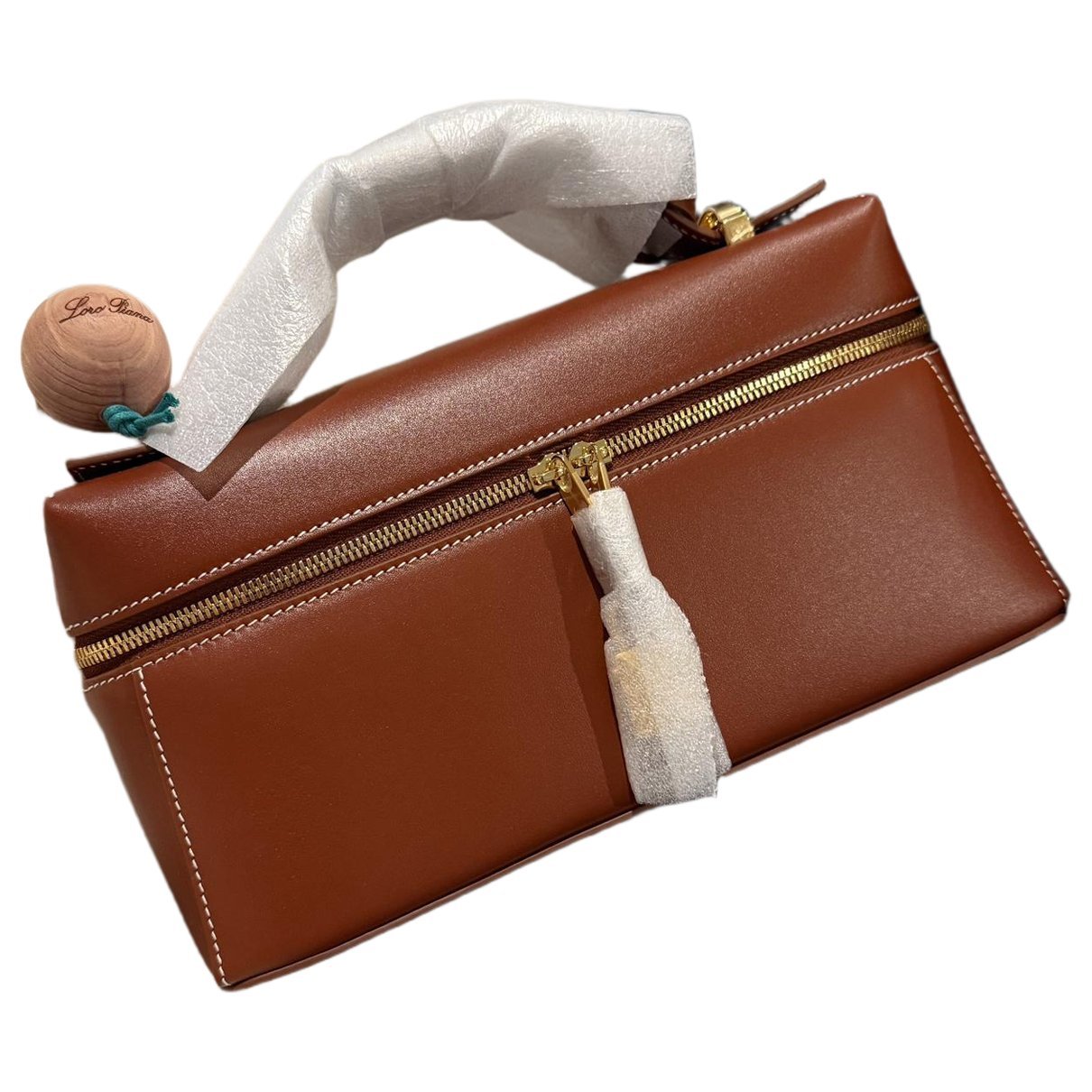 Loro Piana Extra Pocket leather handbag