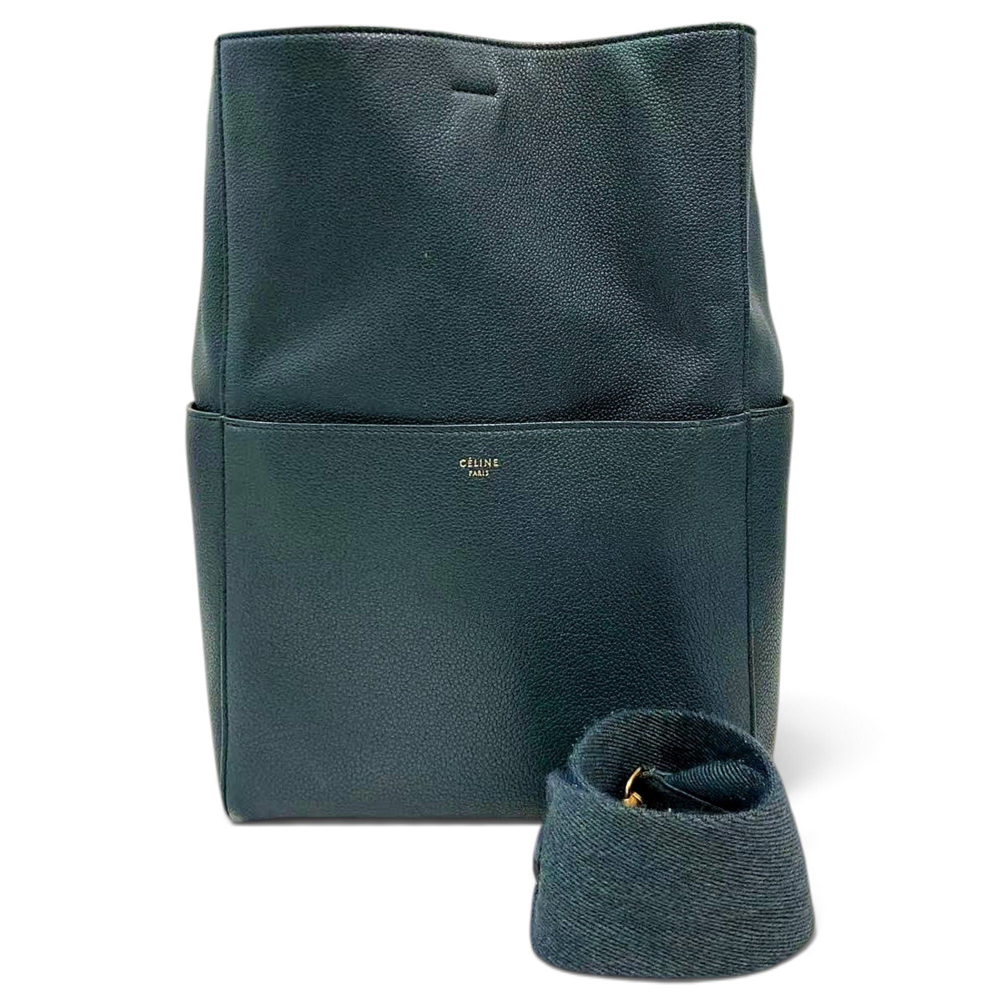 Seau Sangle leather handbag