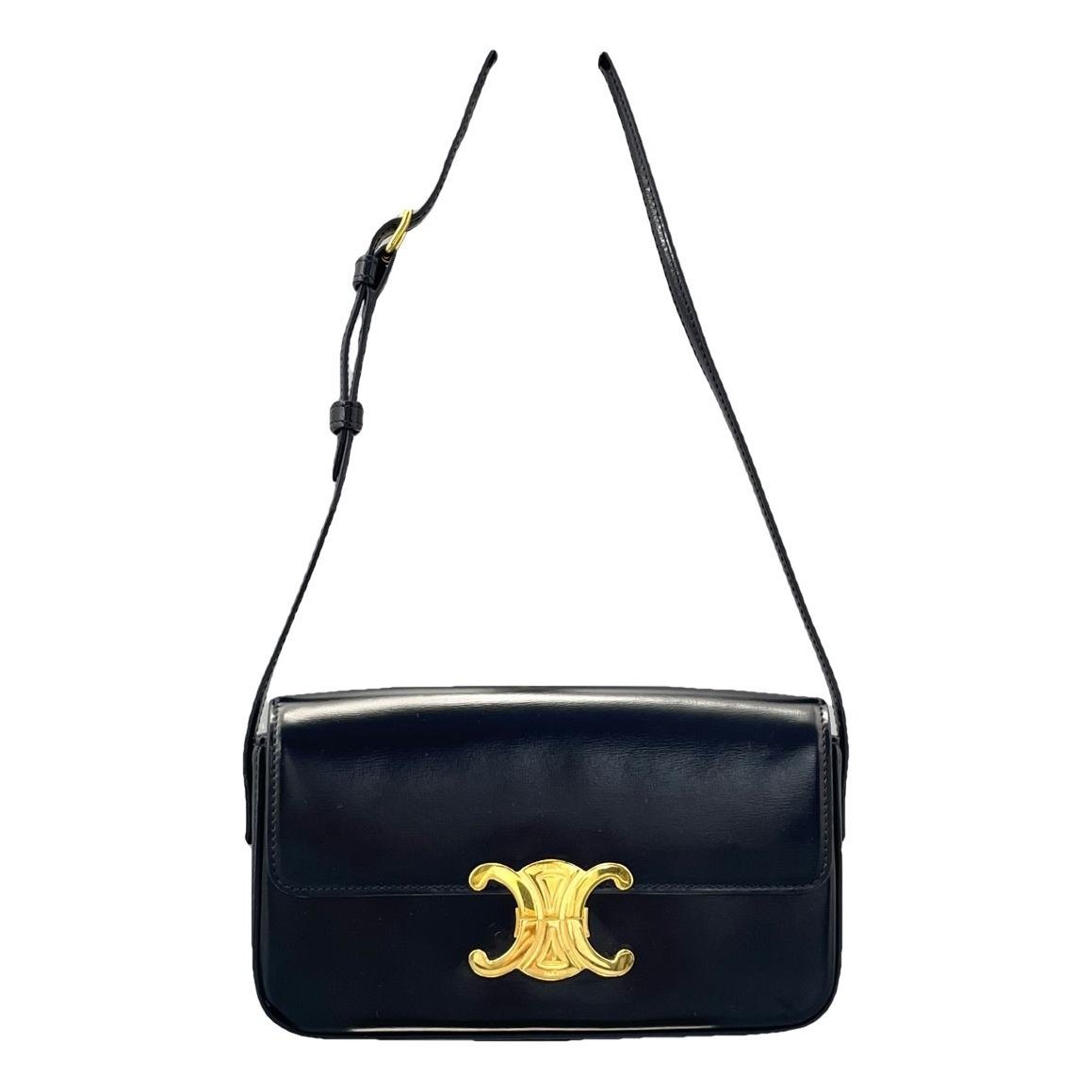 Triomphe Long leather handbag
