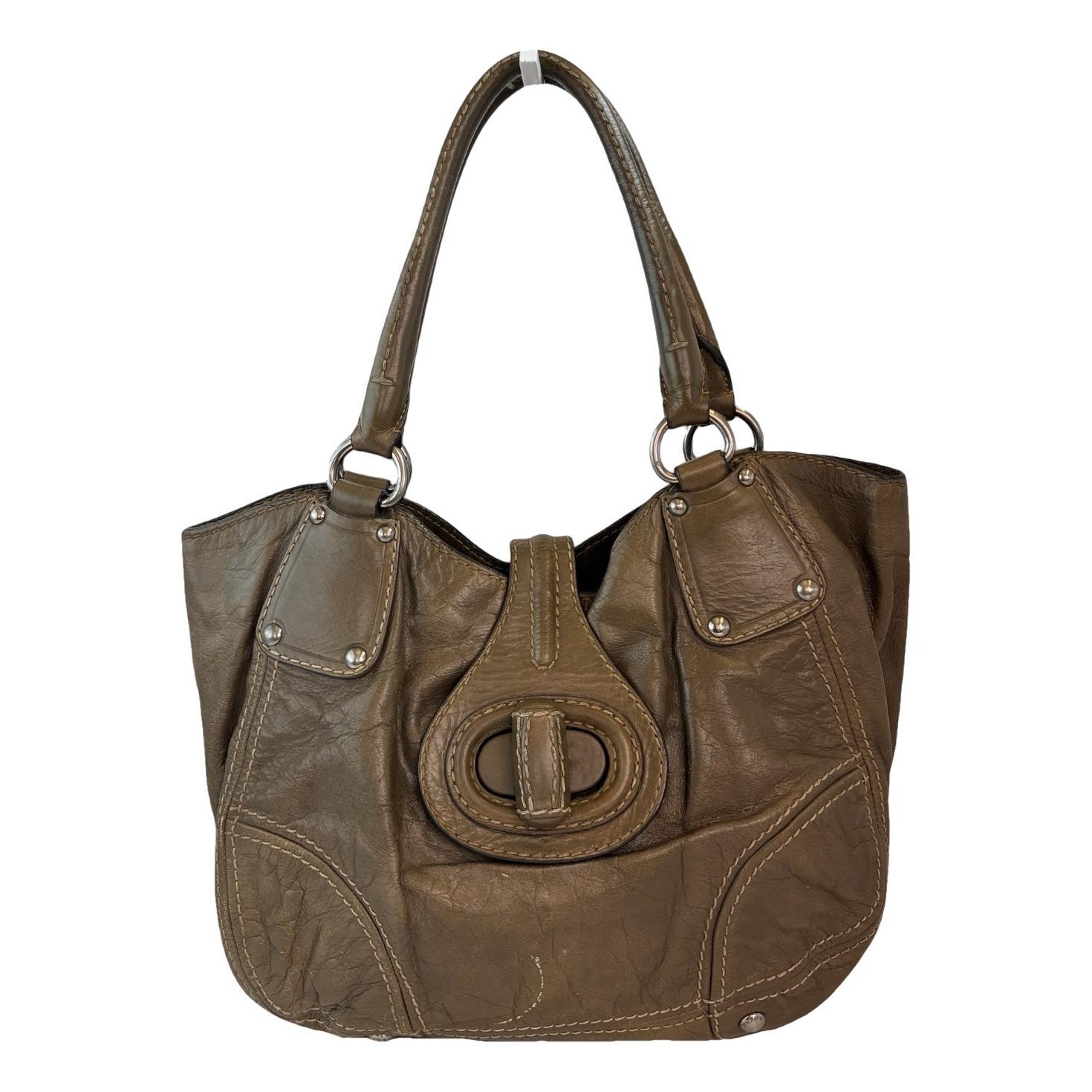 Leather satchel