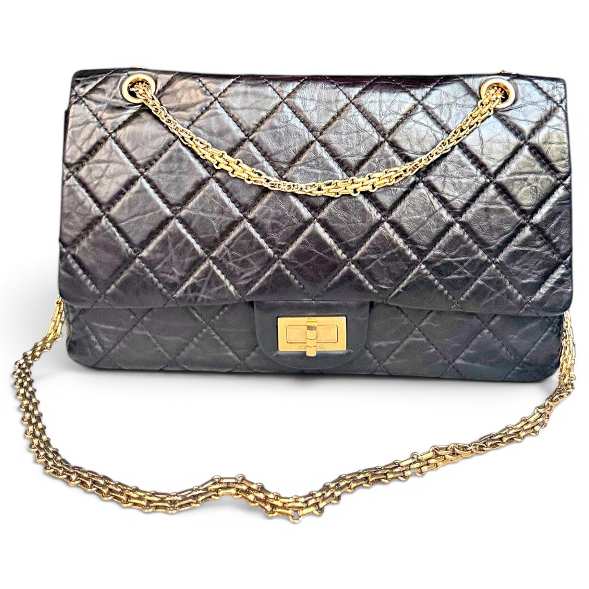 2.55 leather handbag