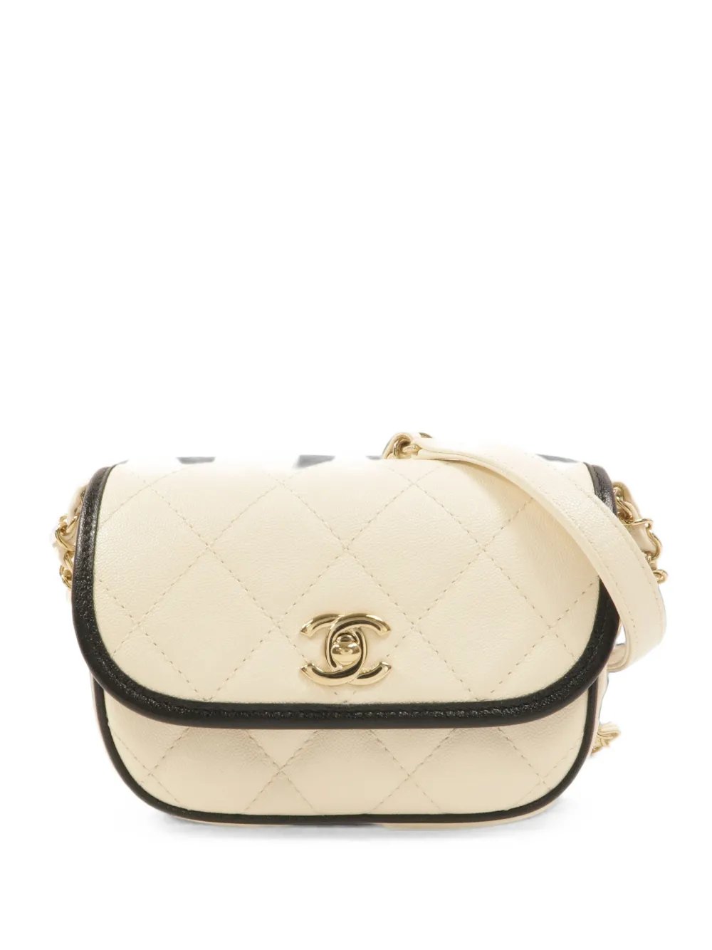 mini CC turn-lock crossbody bag