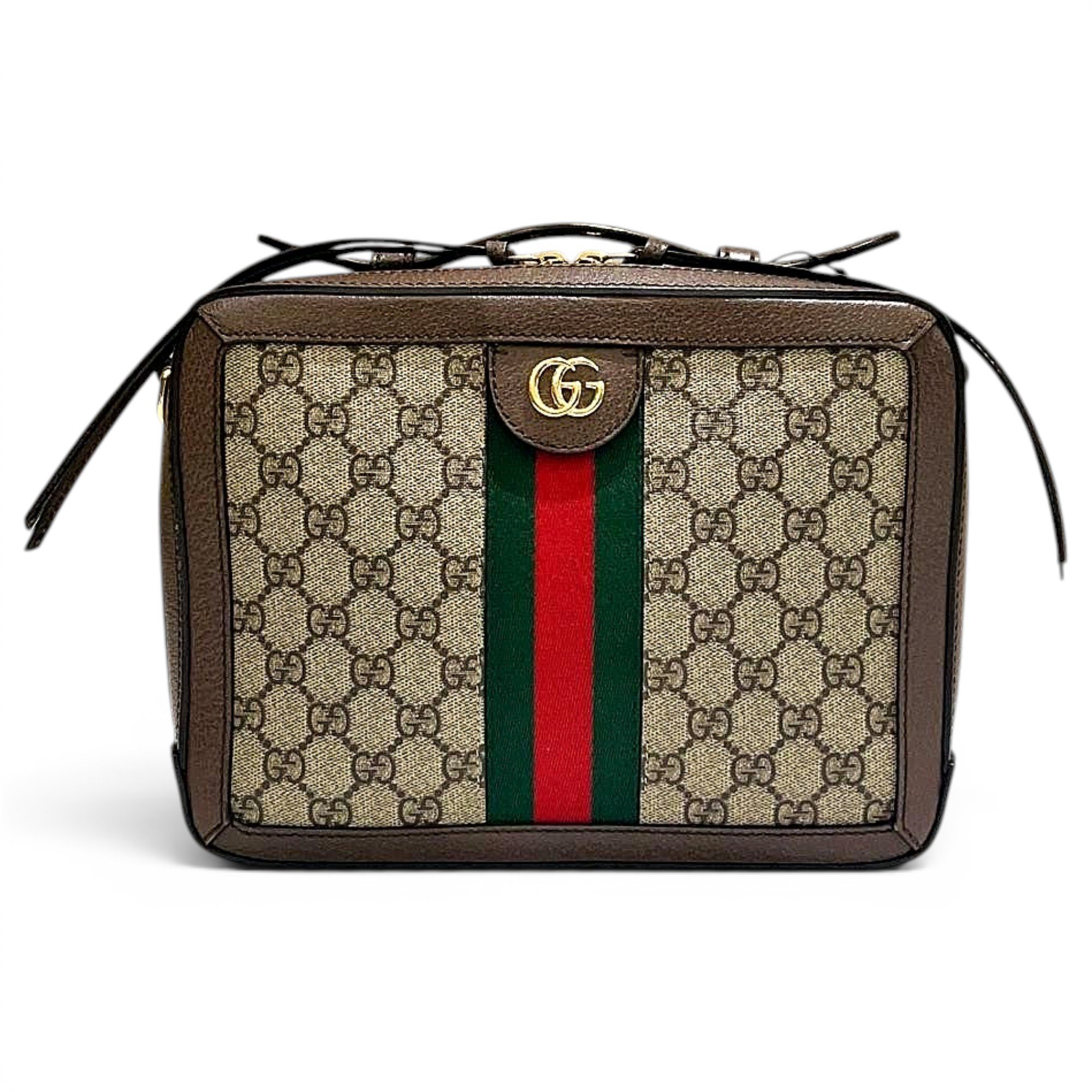 Ophidia leather crossbody bag