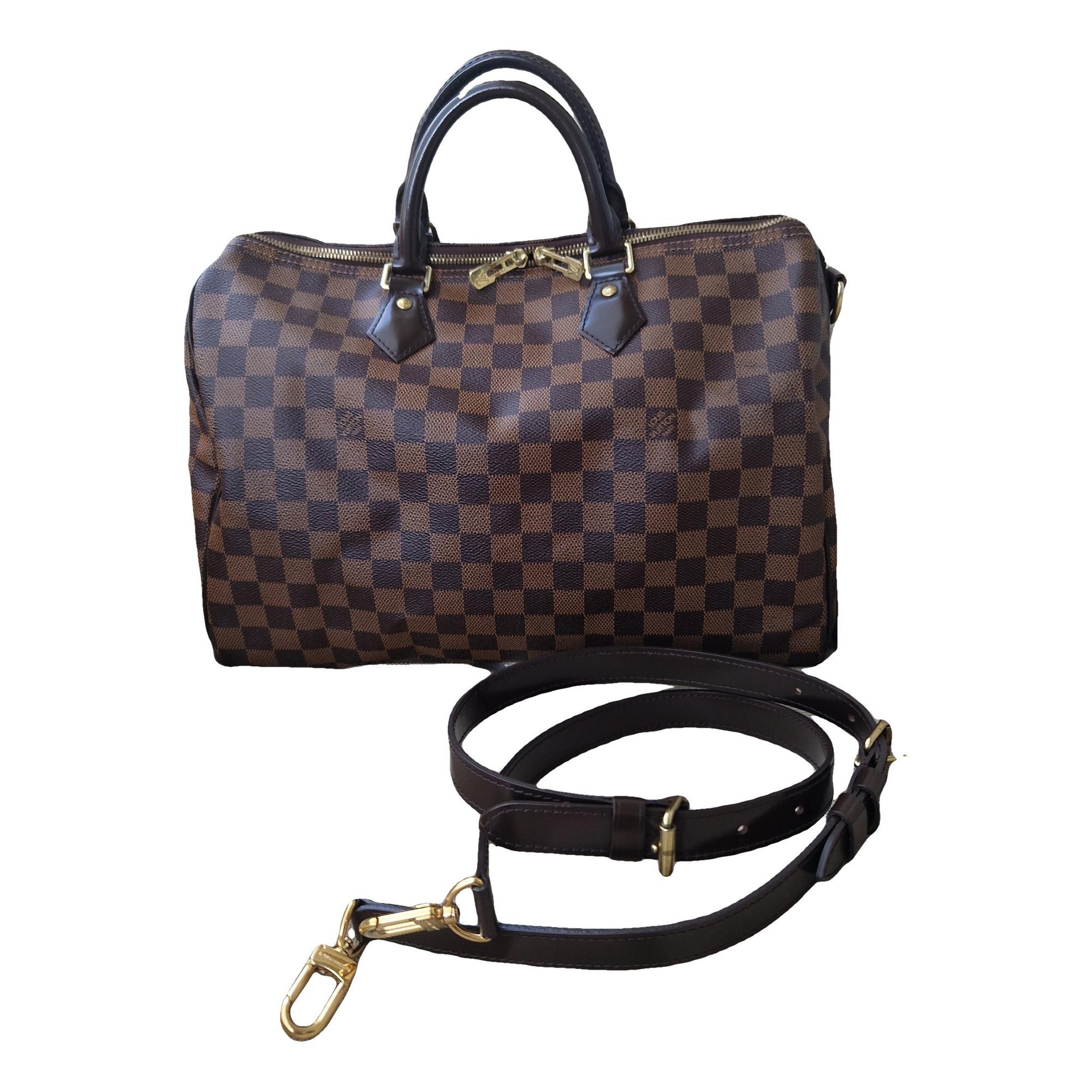 Speedy Bandoulière linen handbag