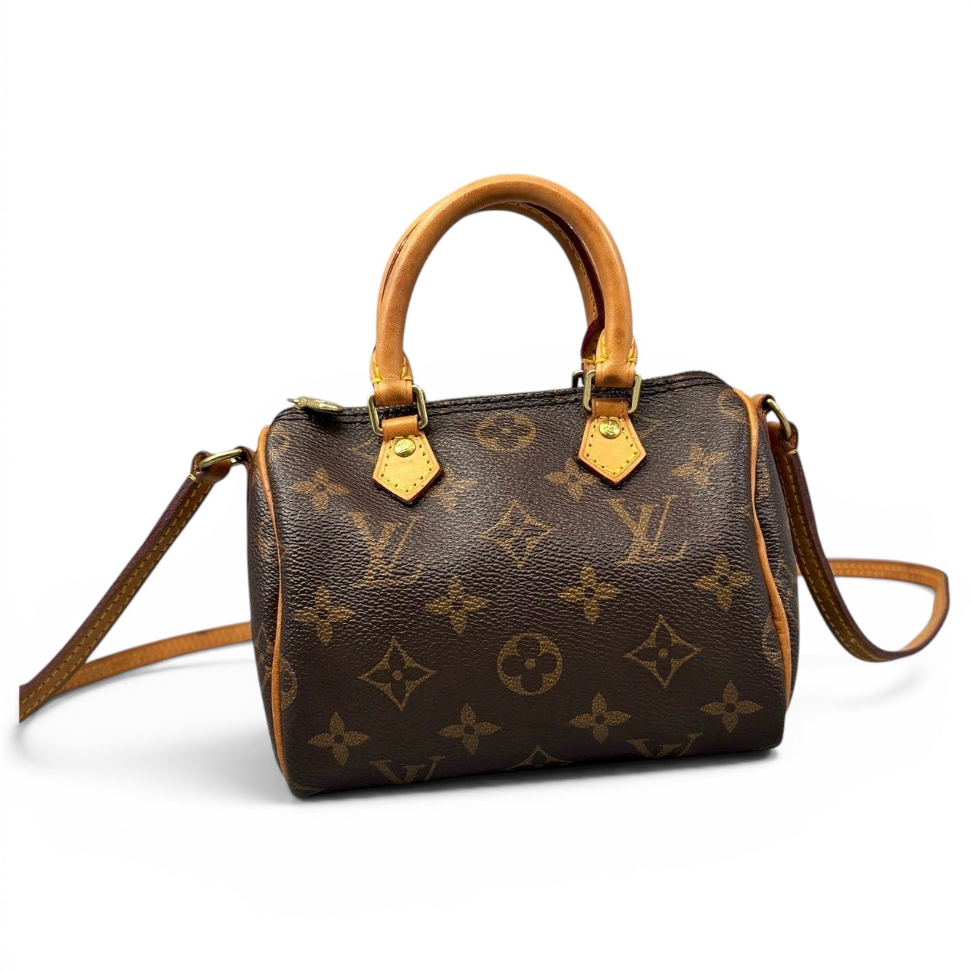 Nano Speedy / Mini HL leather handbag