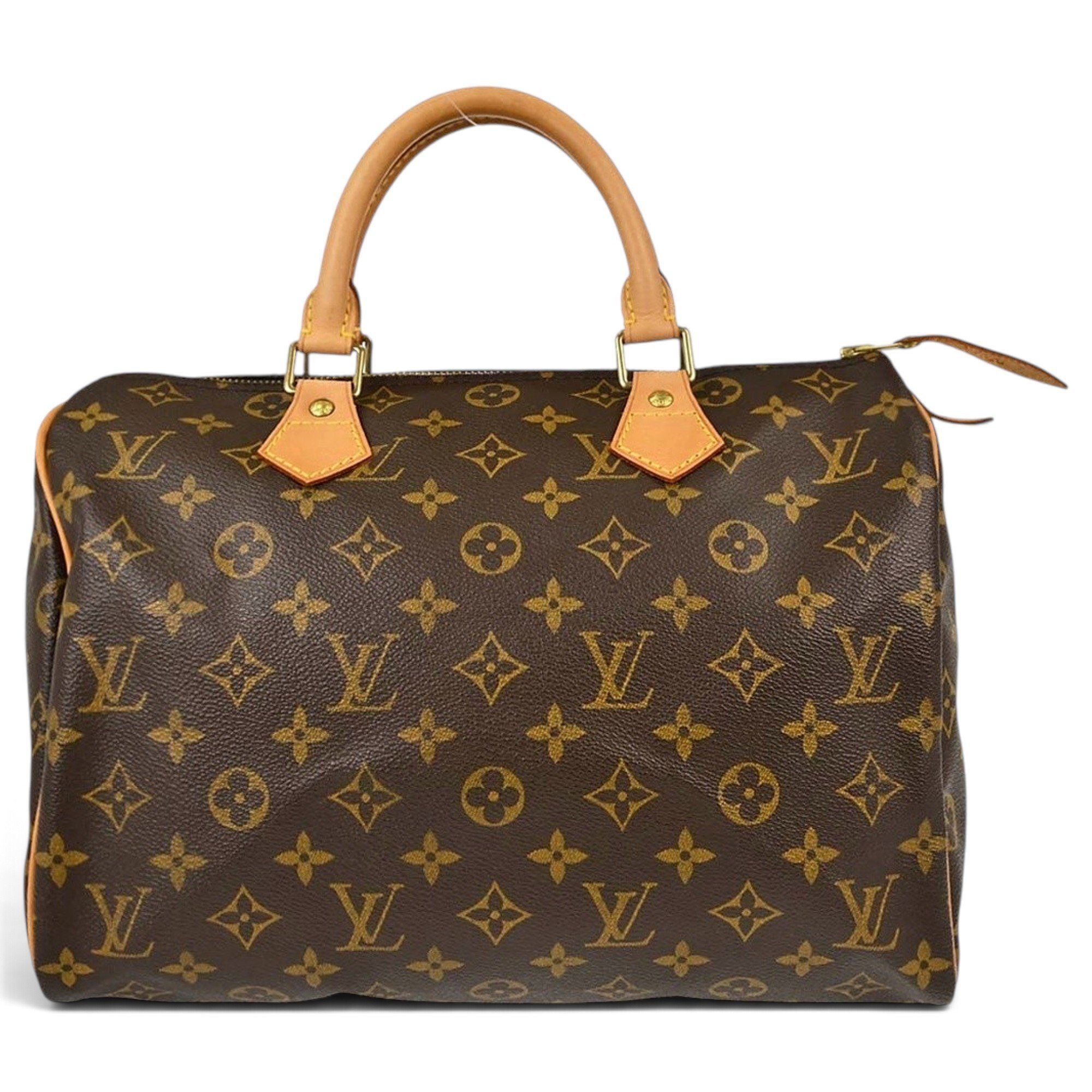 Speedy leather bowling bag