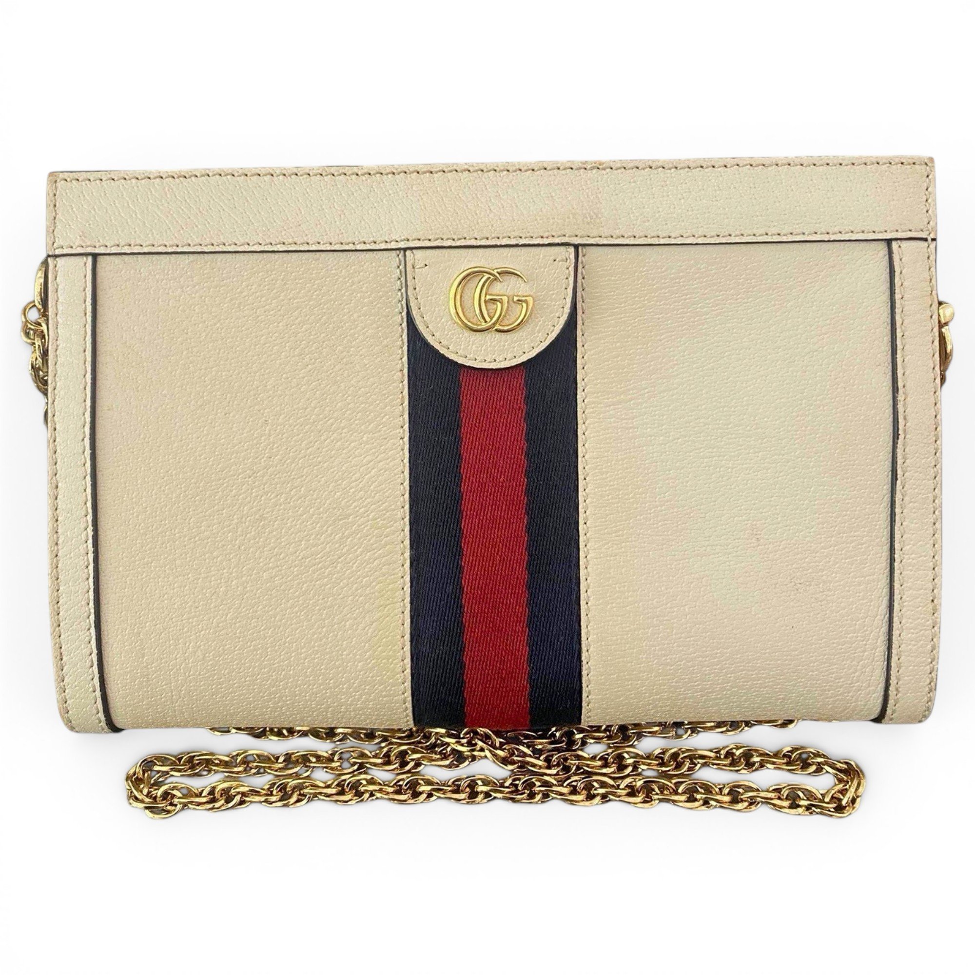 Ophidia Chain leather handbag